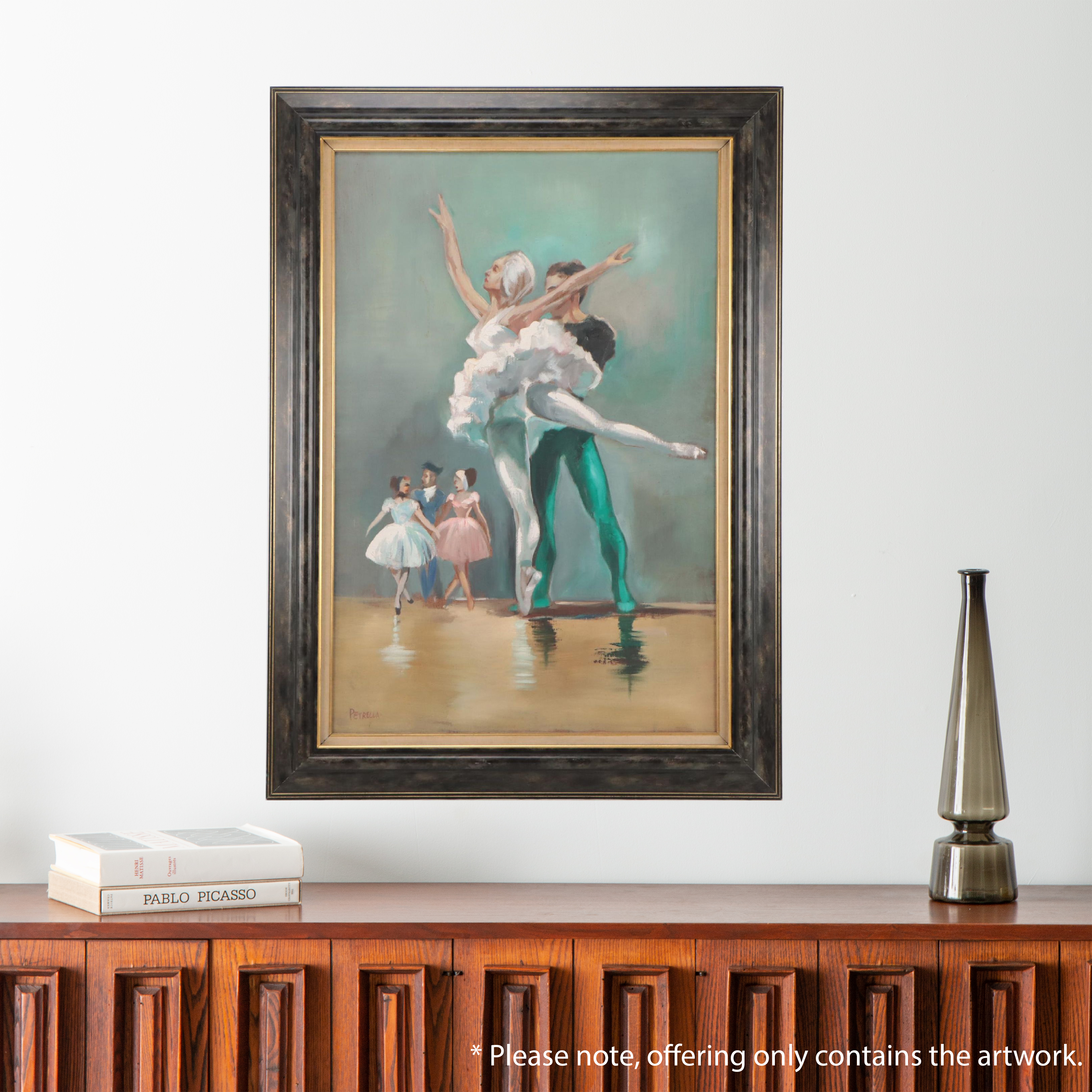 Oil Painting of Ballet Dancers