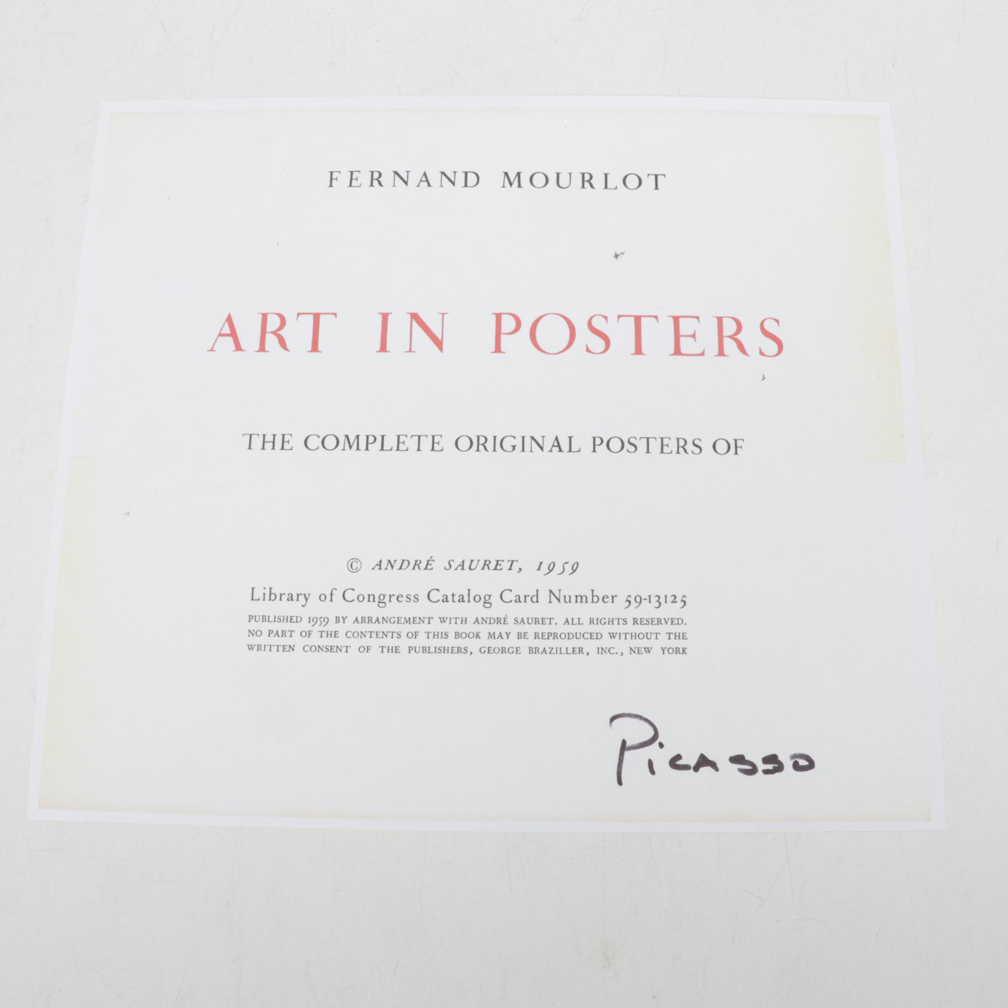 Color Lithograph "Exposition de Ceramiques" After Pablo Picasso, 1959