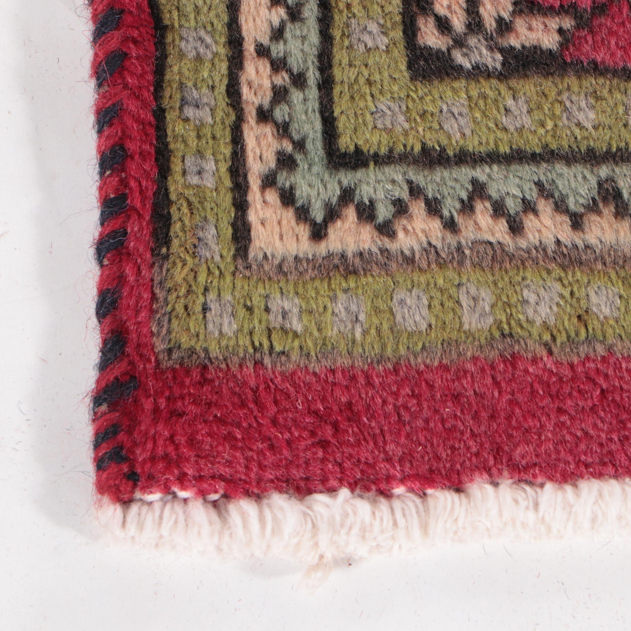 3'4 x 6'3 Hand-Knotted Caucasian Kazak Area Rug