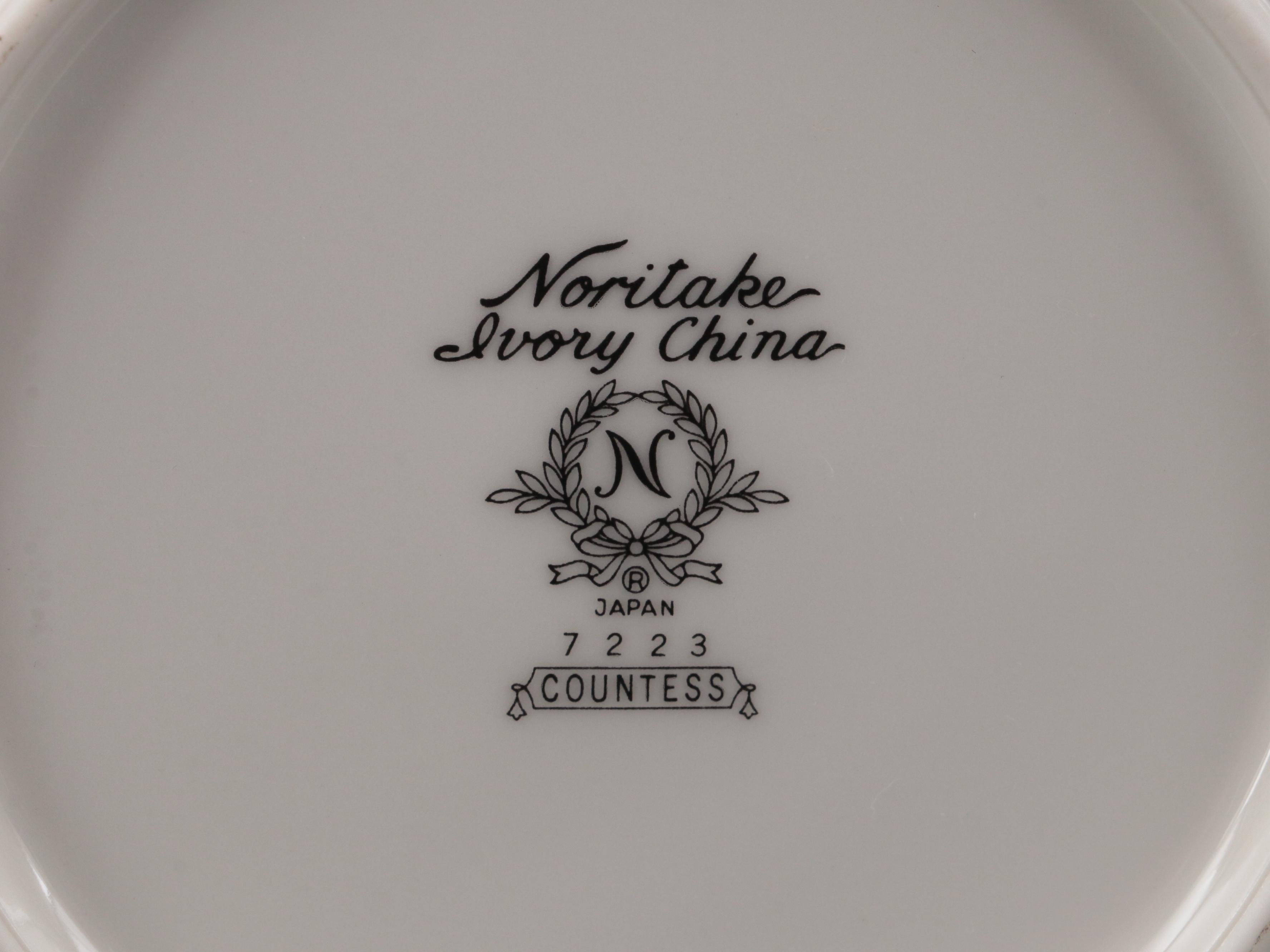 Noritake "Countess" China Dinnerware, 1975 - 1987