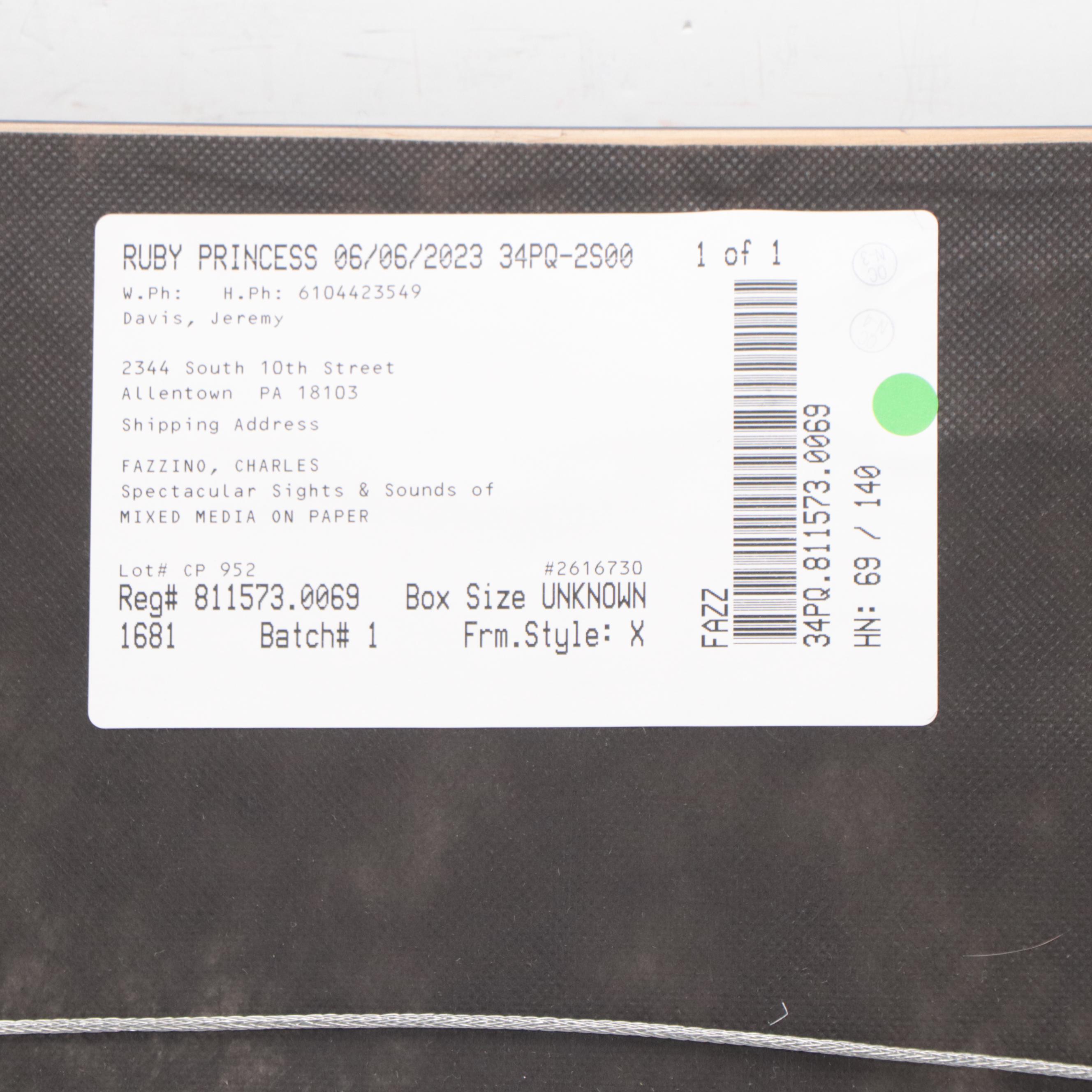 Charles Fazzino Embellished Dimensional Giclée of New York City, 2017