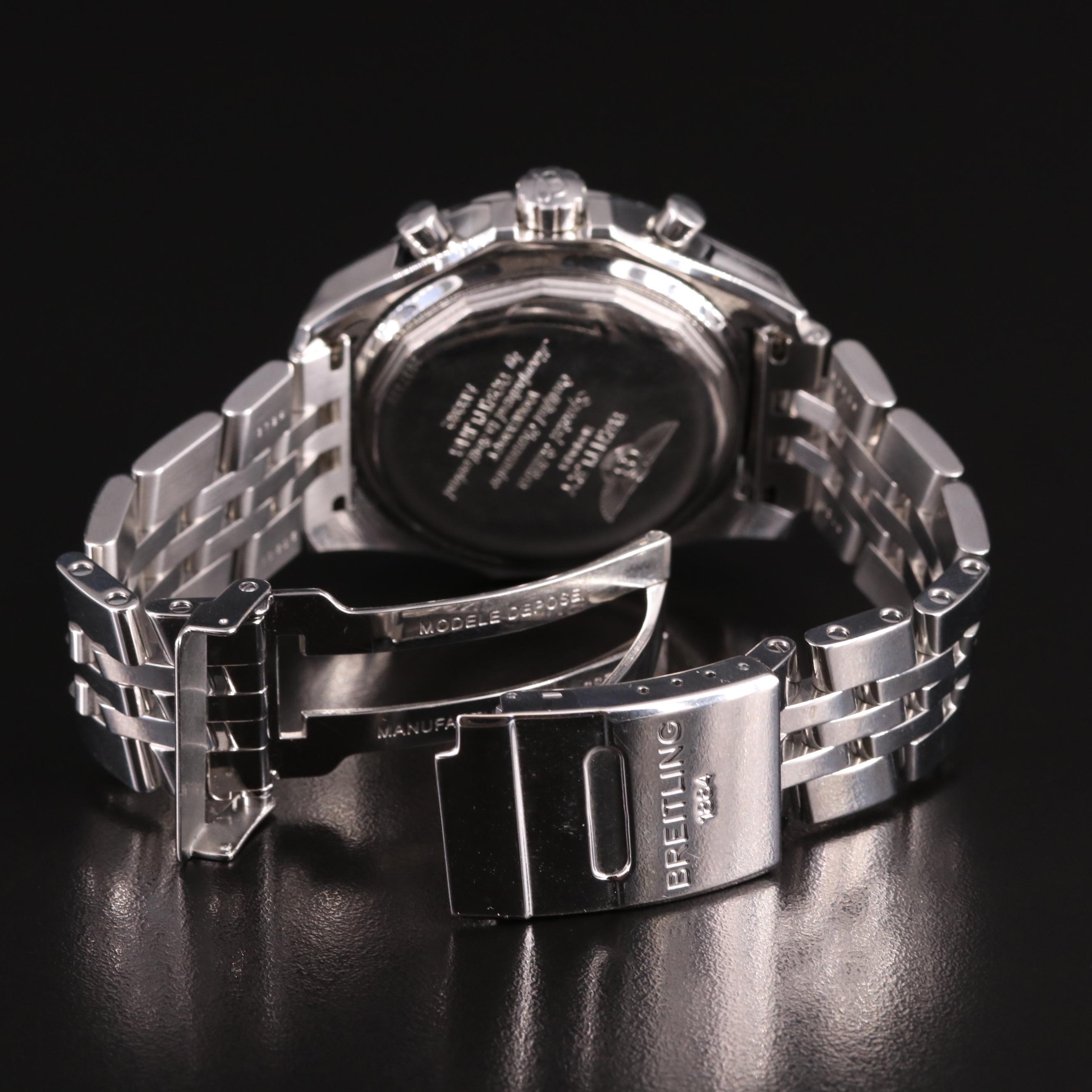 Breitling Bentley GT Chronograph 45MM Blue Steel Automatic Watch