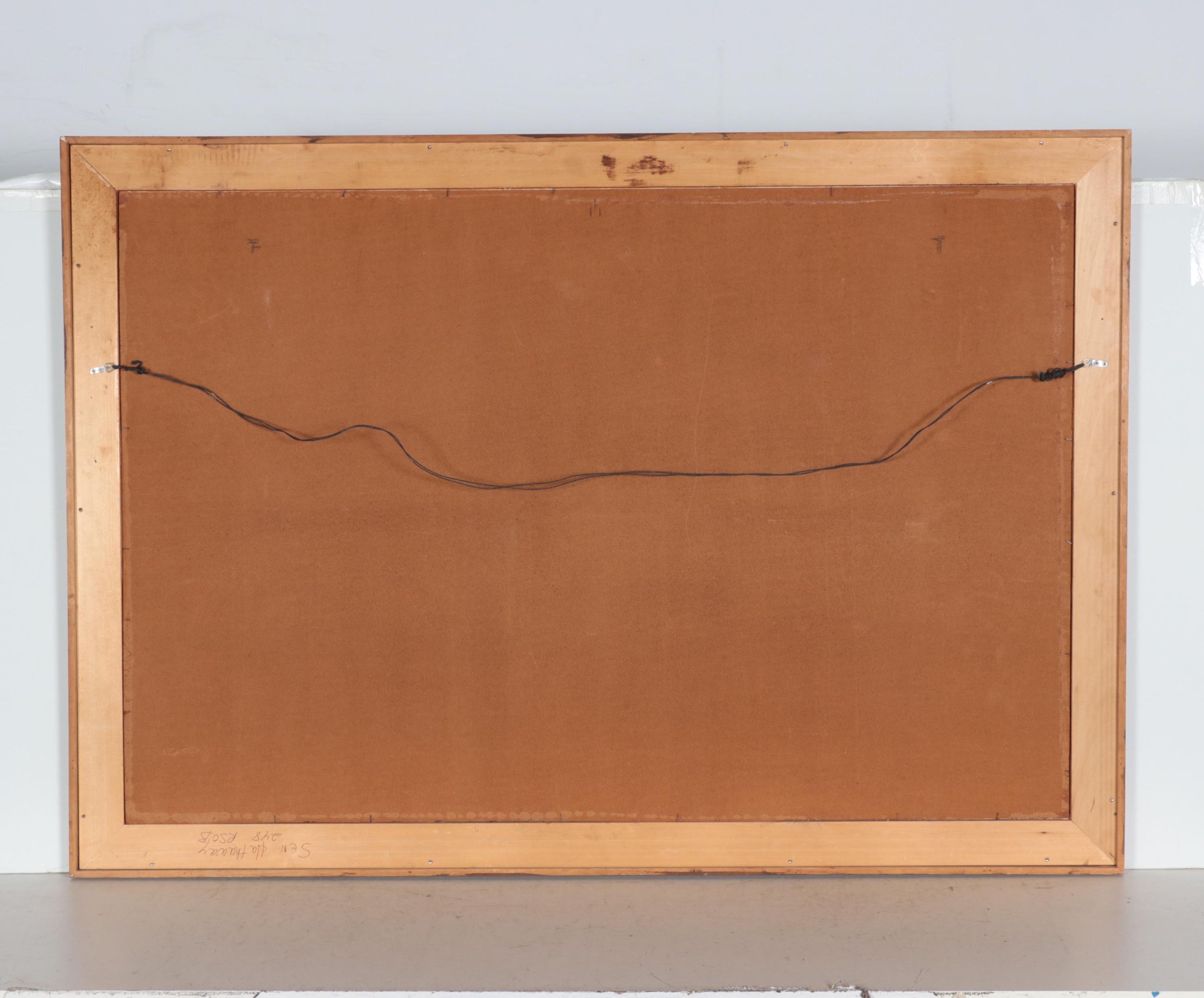 Laurence Sisson Large-Scale Arctic Landscape Oil Painting, 1973