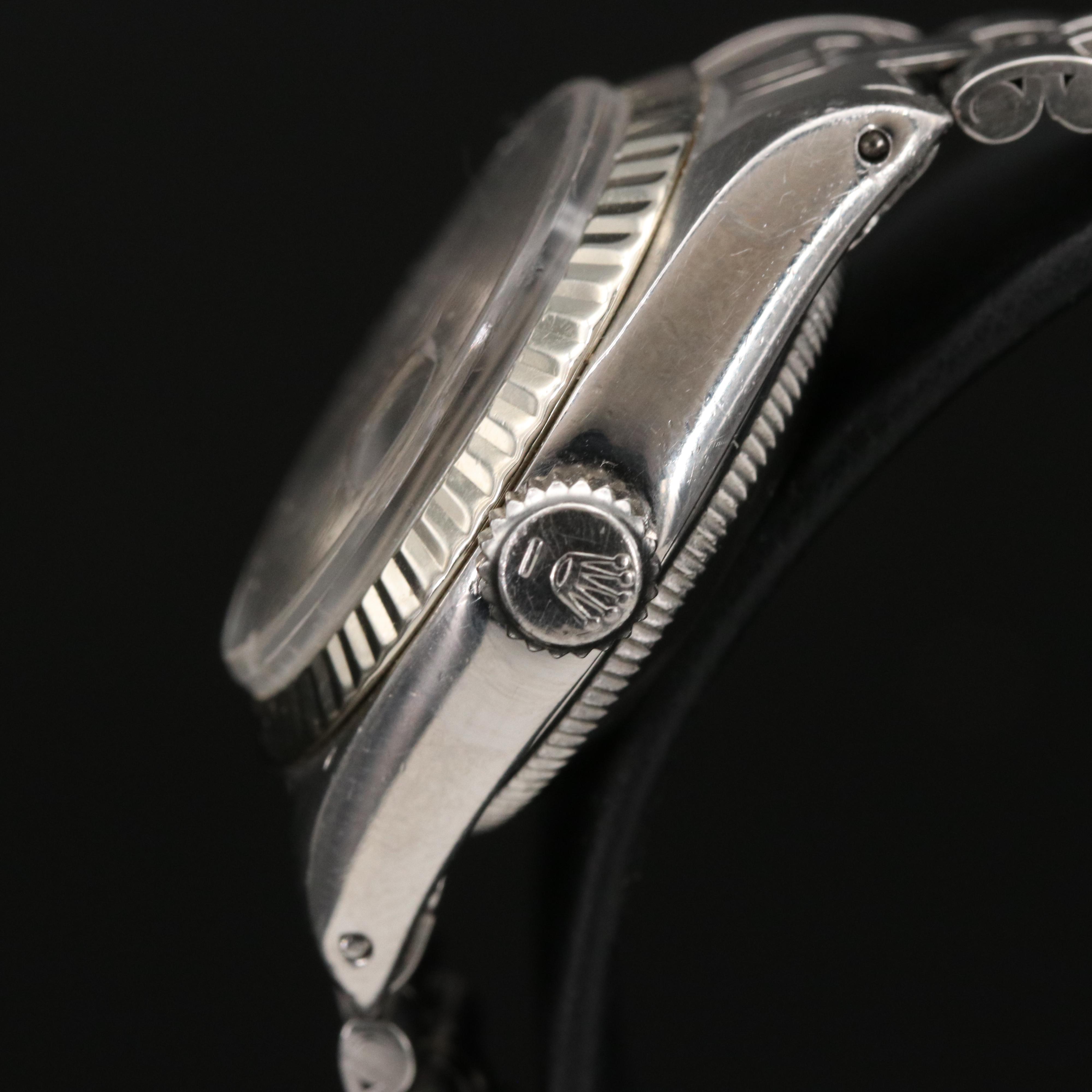 1973 Rolex Oyster Perpetual Date 14K and Stainless Steel Watch