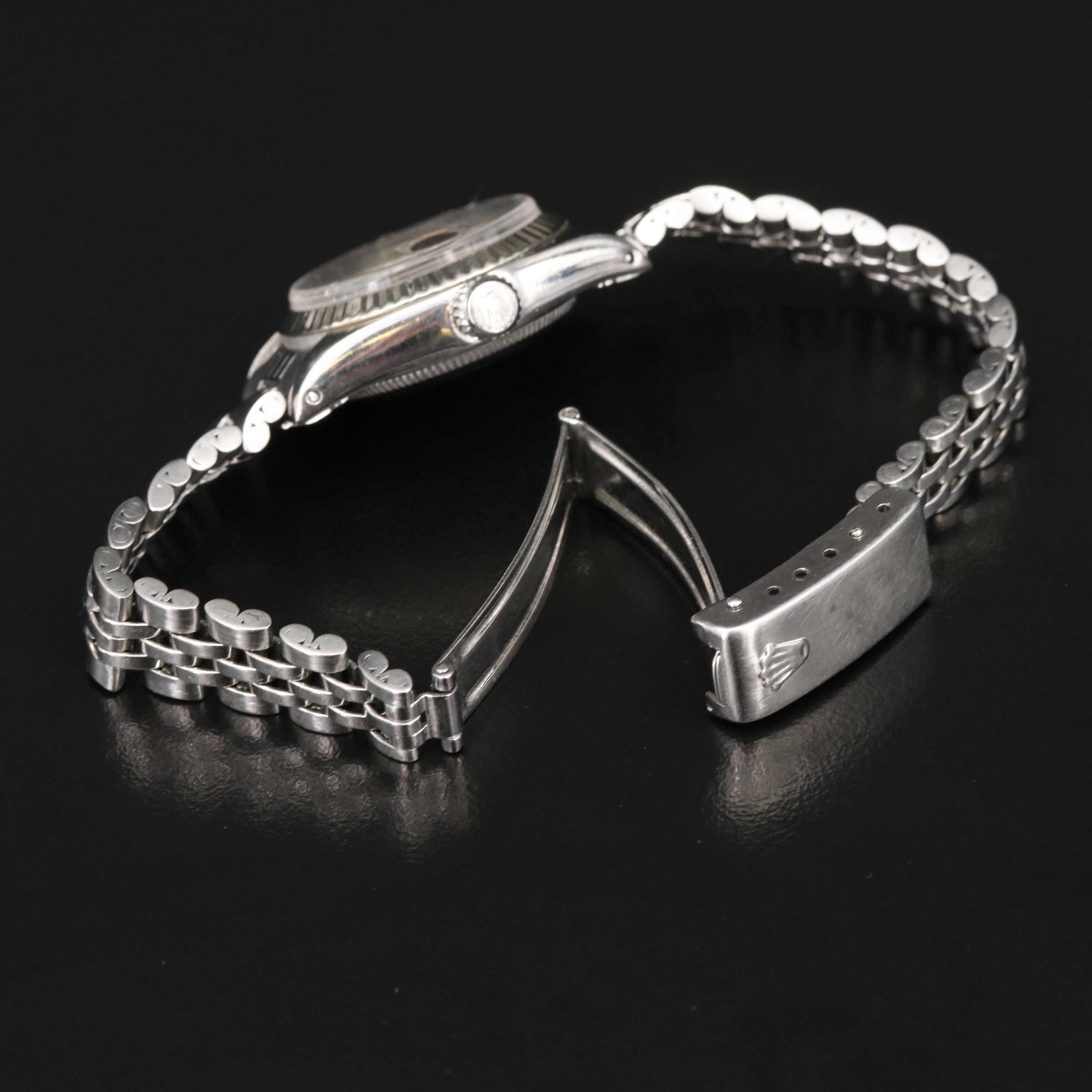 1973 Rolex Oyster Perpetual Date 14K and Stainless Steel Watch