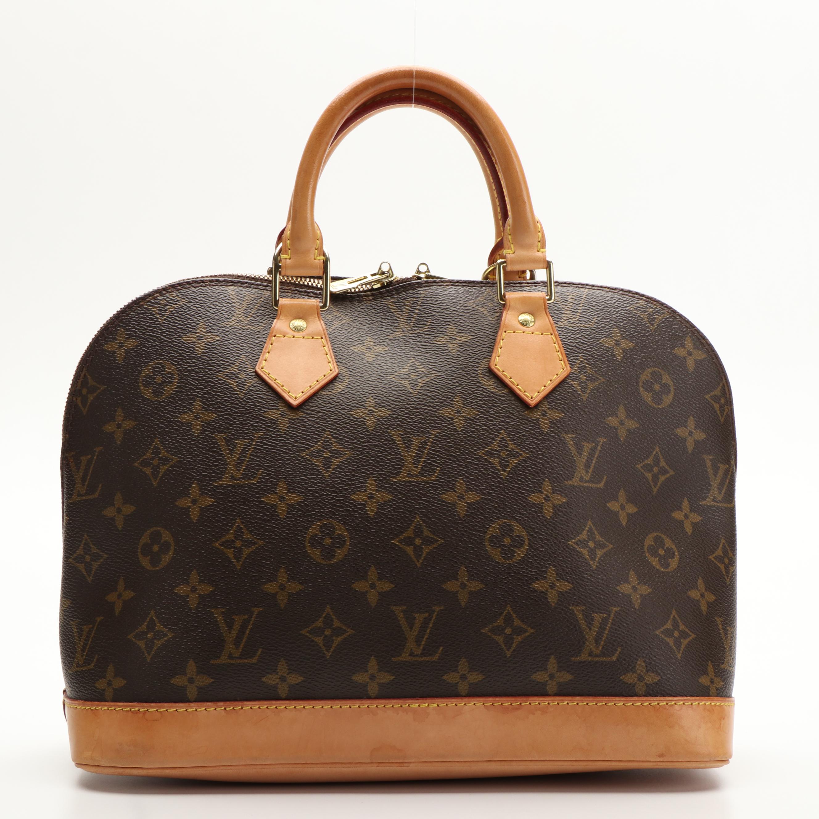Louis Vuitton Alma PM Monogram Canvas and Leather Trim Handbag