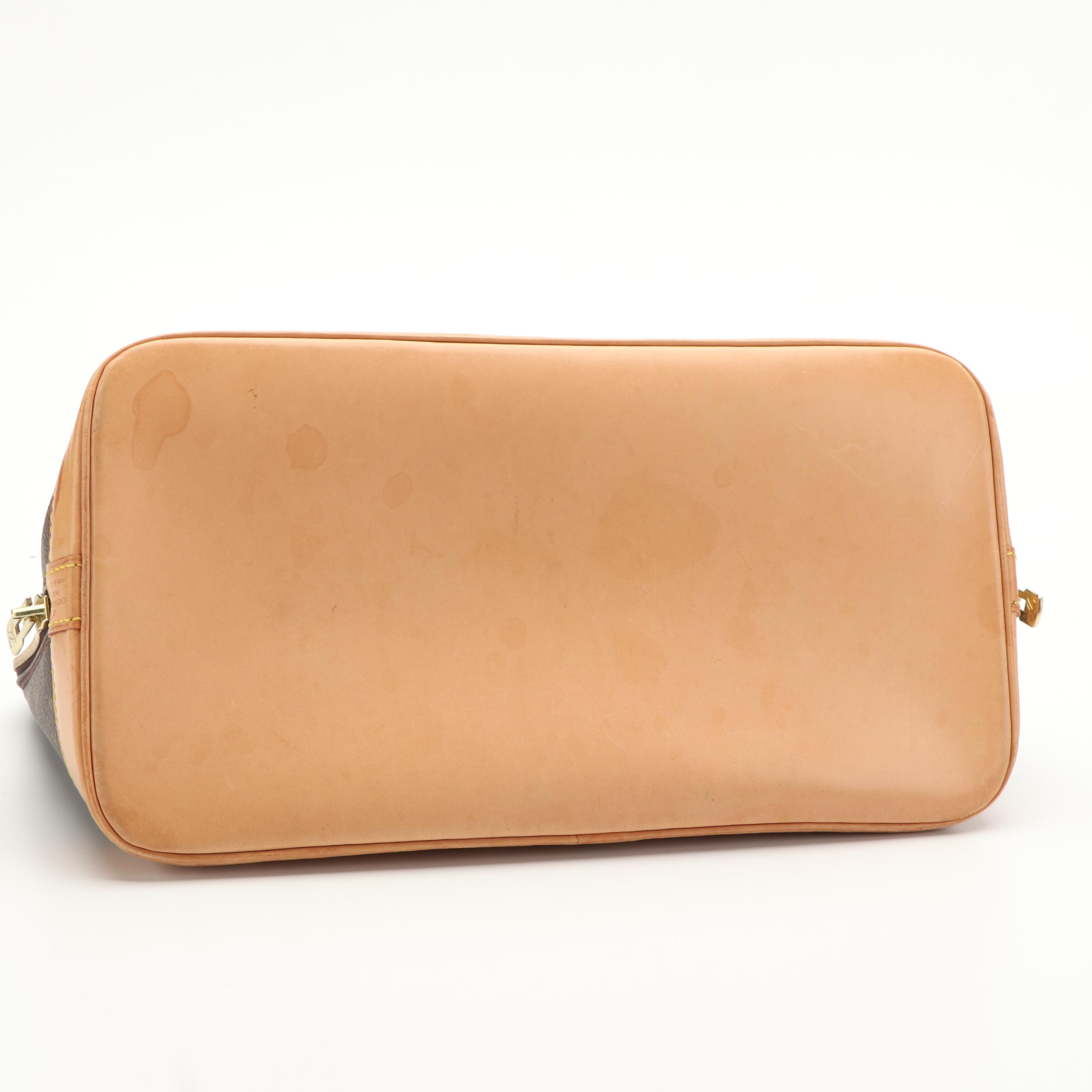 Louis Vuitton Alma PM Monogram Canvas and Leather Trim Handbag