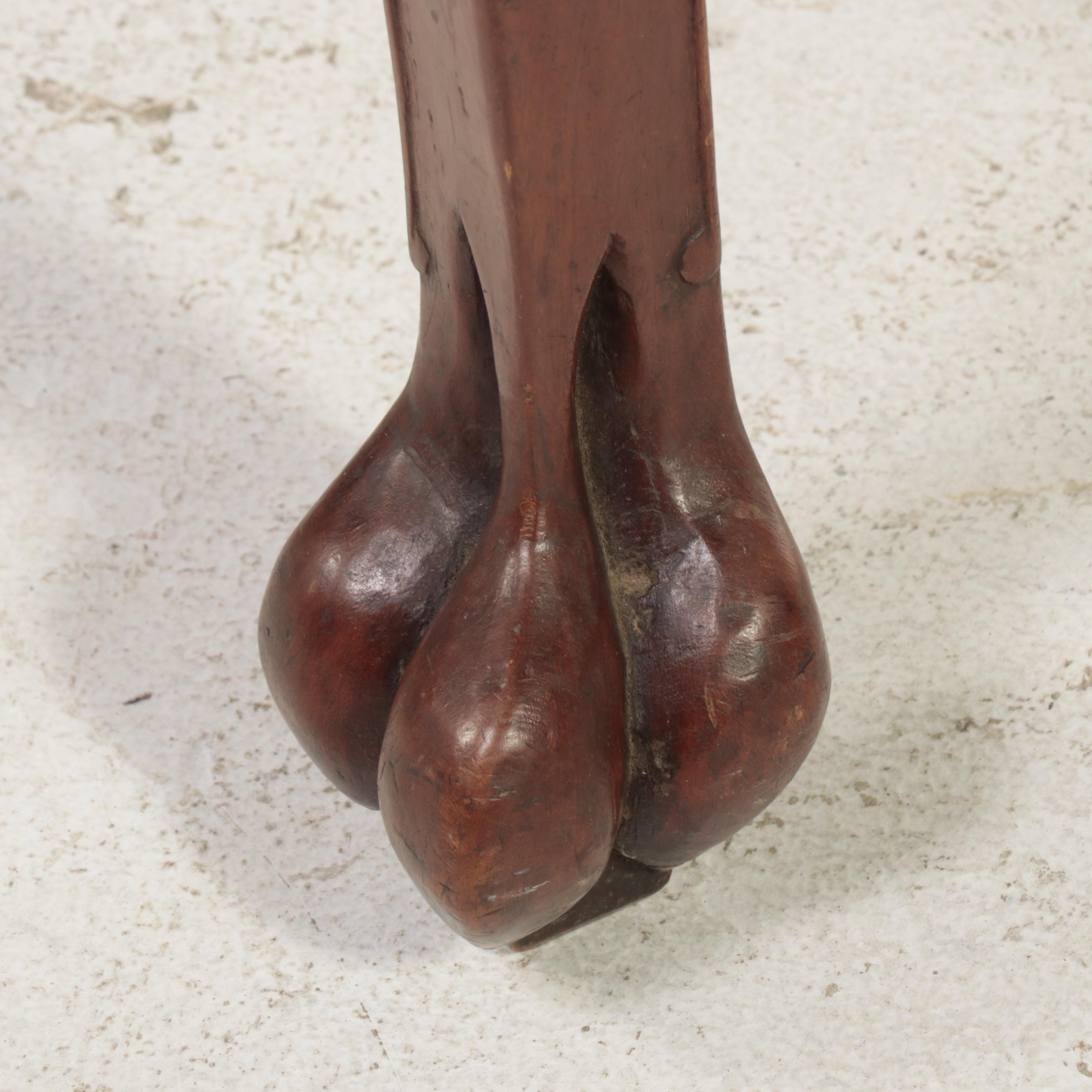 Chinese Carved Hardwood Side Chair