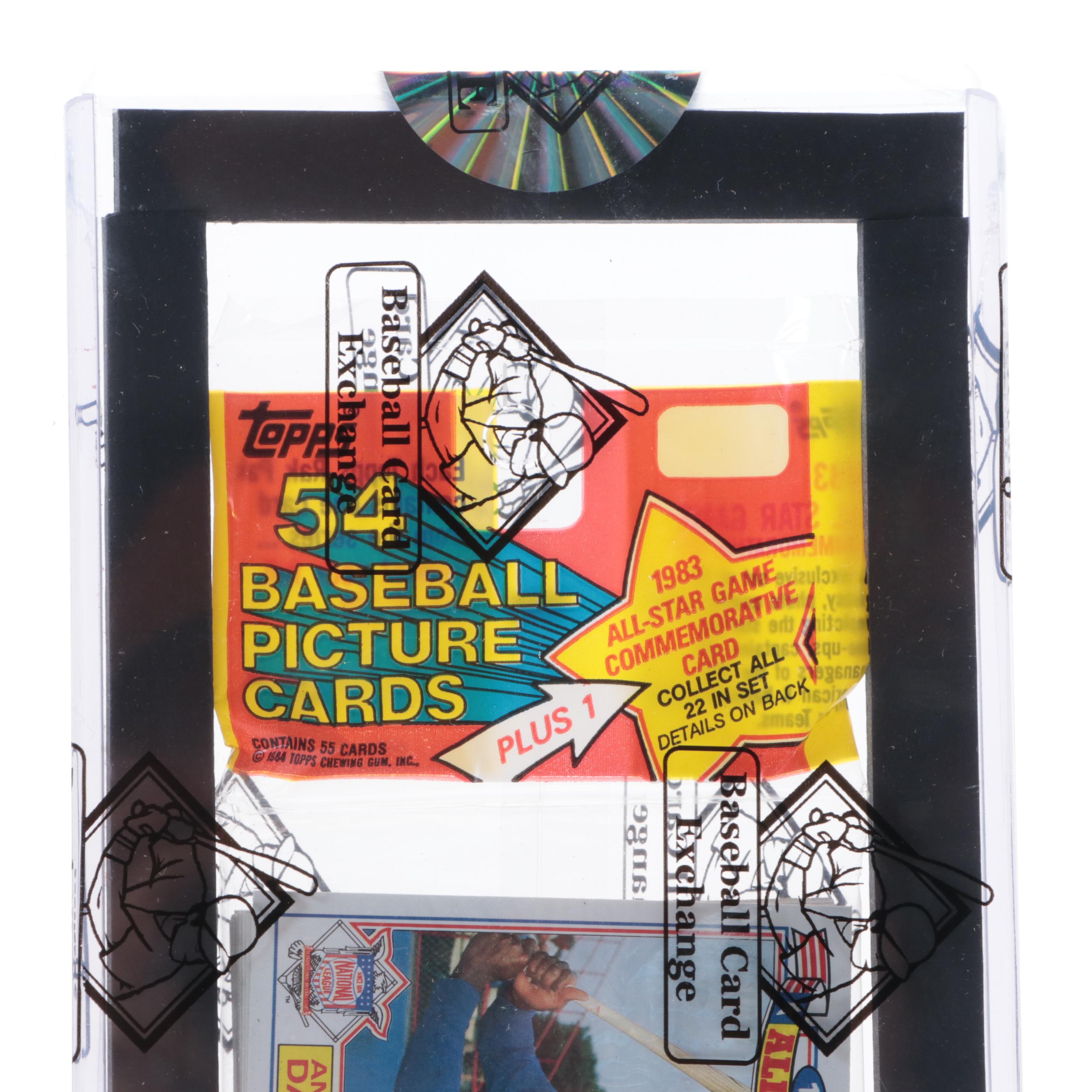 1984 Topps Baseball Cards Sealed BBCE Retail Rack Pack