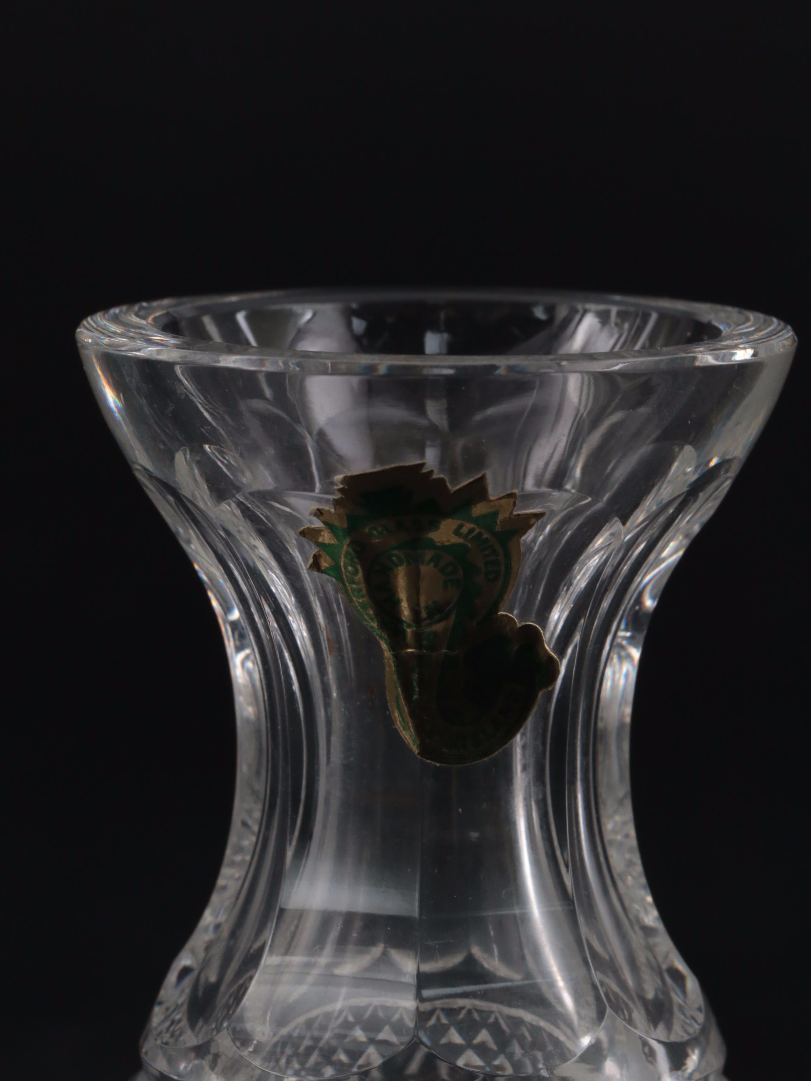 Waterford Crystal Flower Vase, Bud Vase and Candle Holders