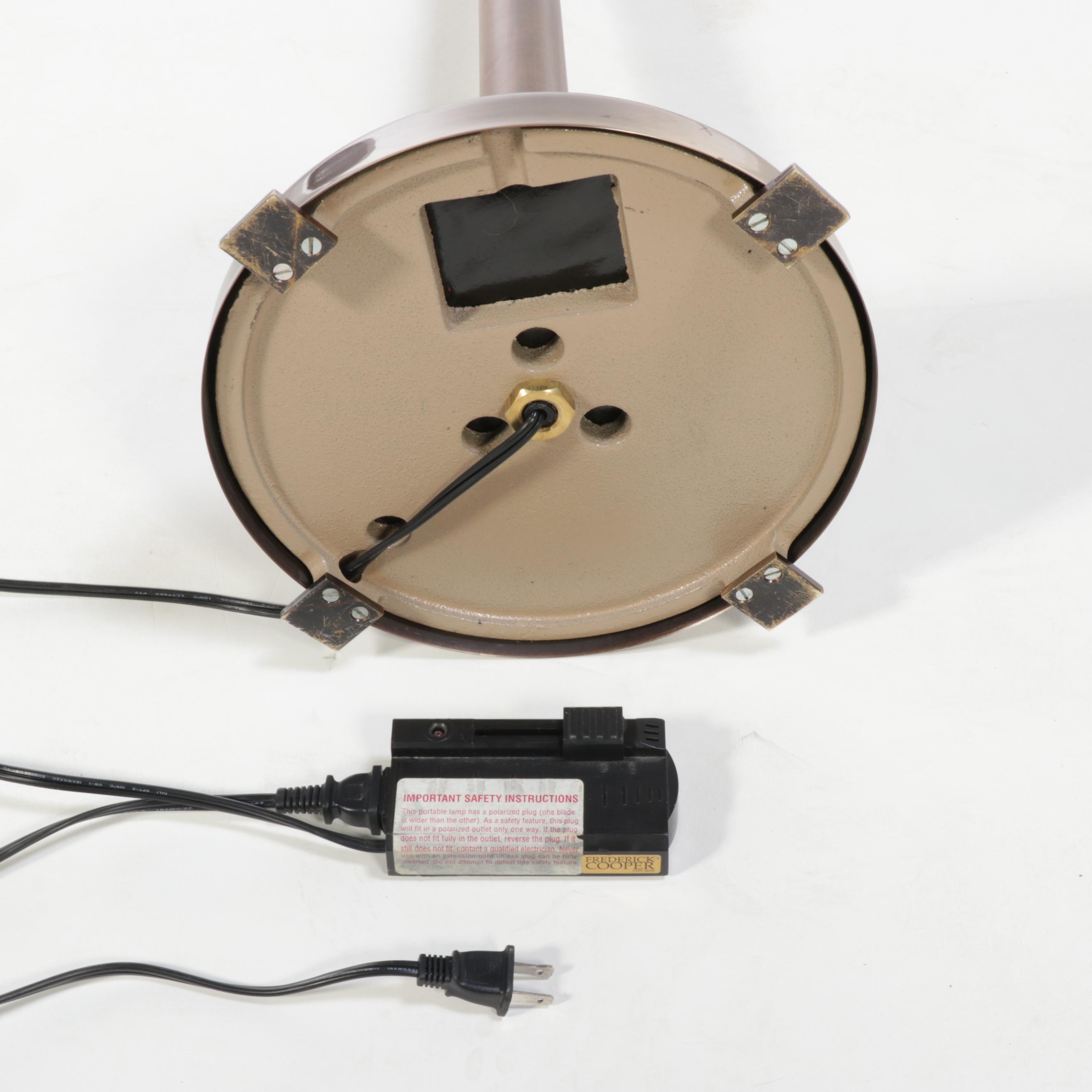 Modernist Style Adjustable-Height Floor Lamp, Incl. Frederick Cooper