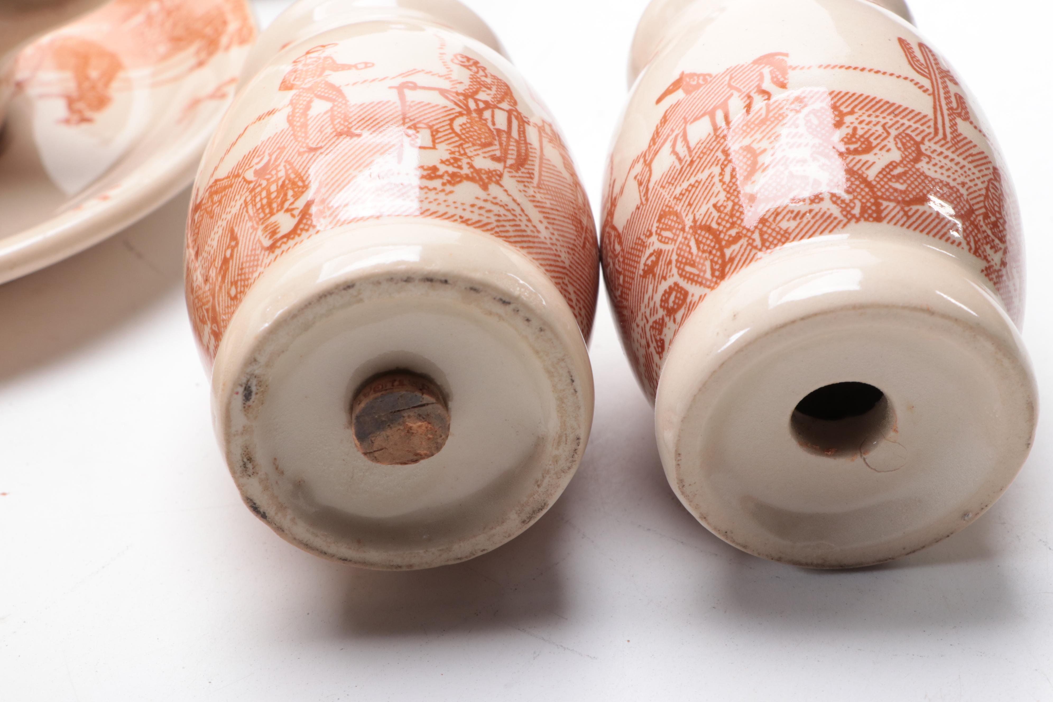 Wallace "Chuck Wagon" American Stoneware Dinnerware, Mid to Late 20th Century