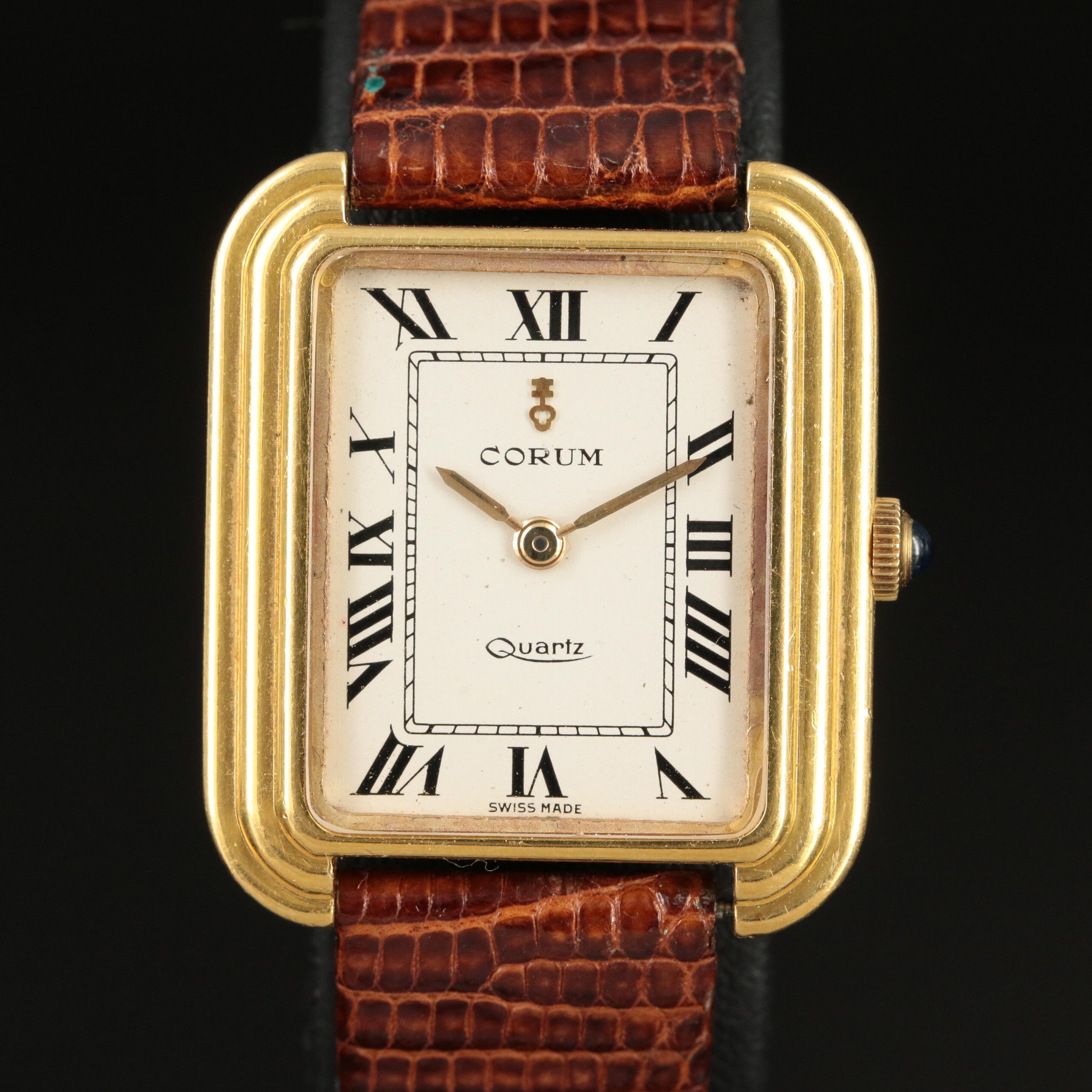 18K Corum Swiss-Made Quartz Watch