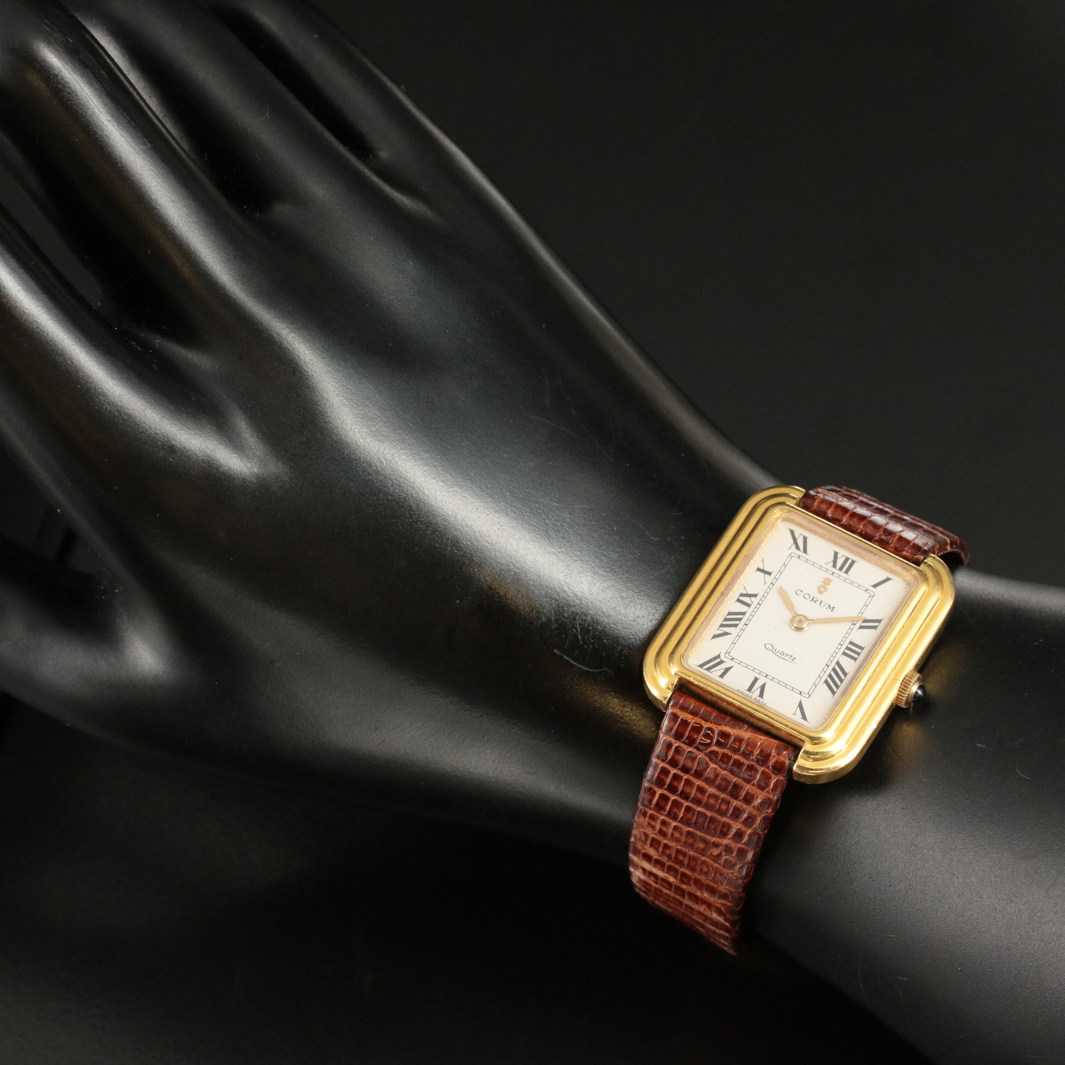 18K Corum Swiss-Made Quartz Watch