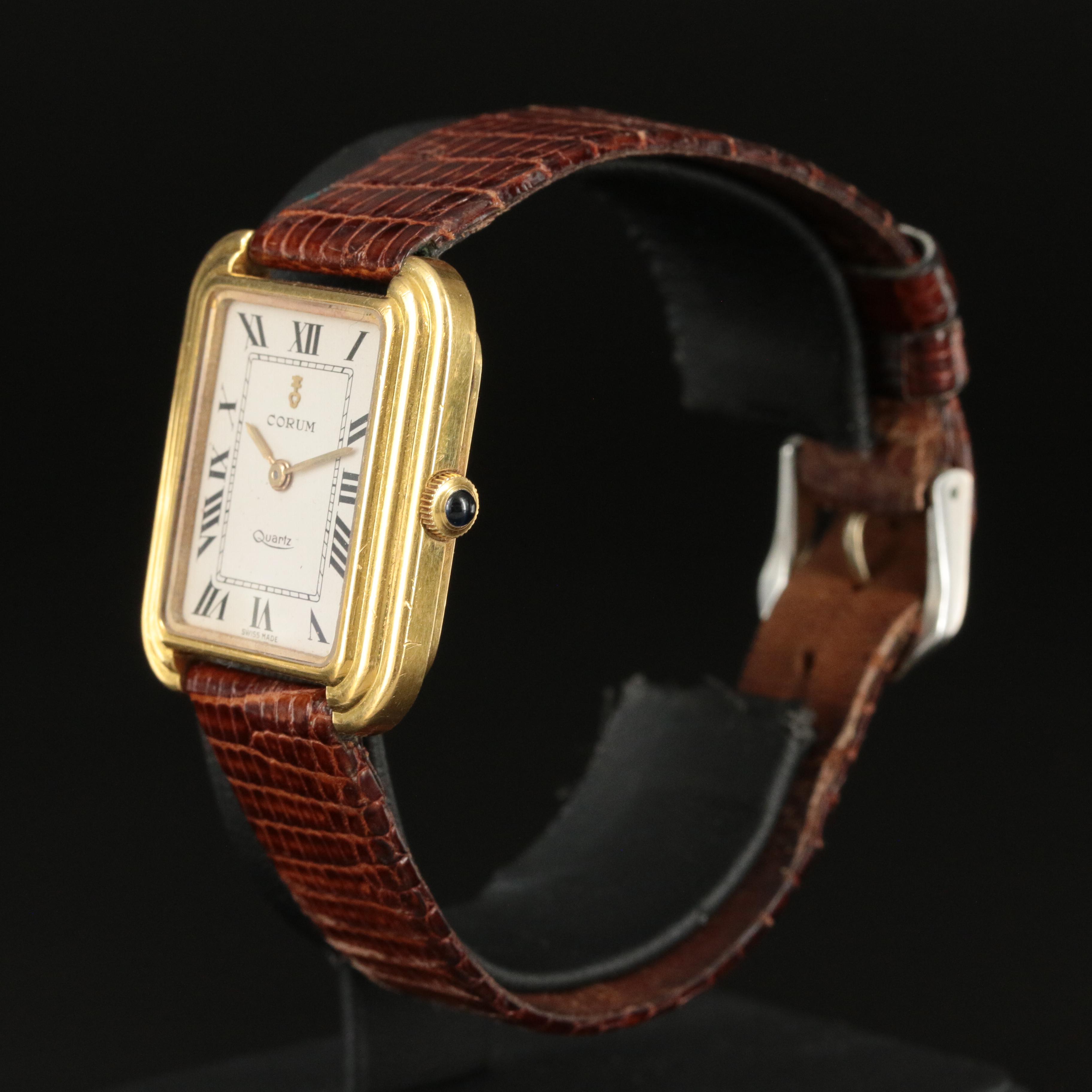 18K Corum Swiss-Made Quartz Watch