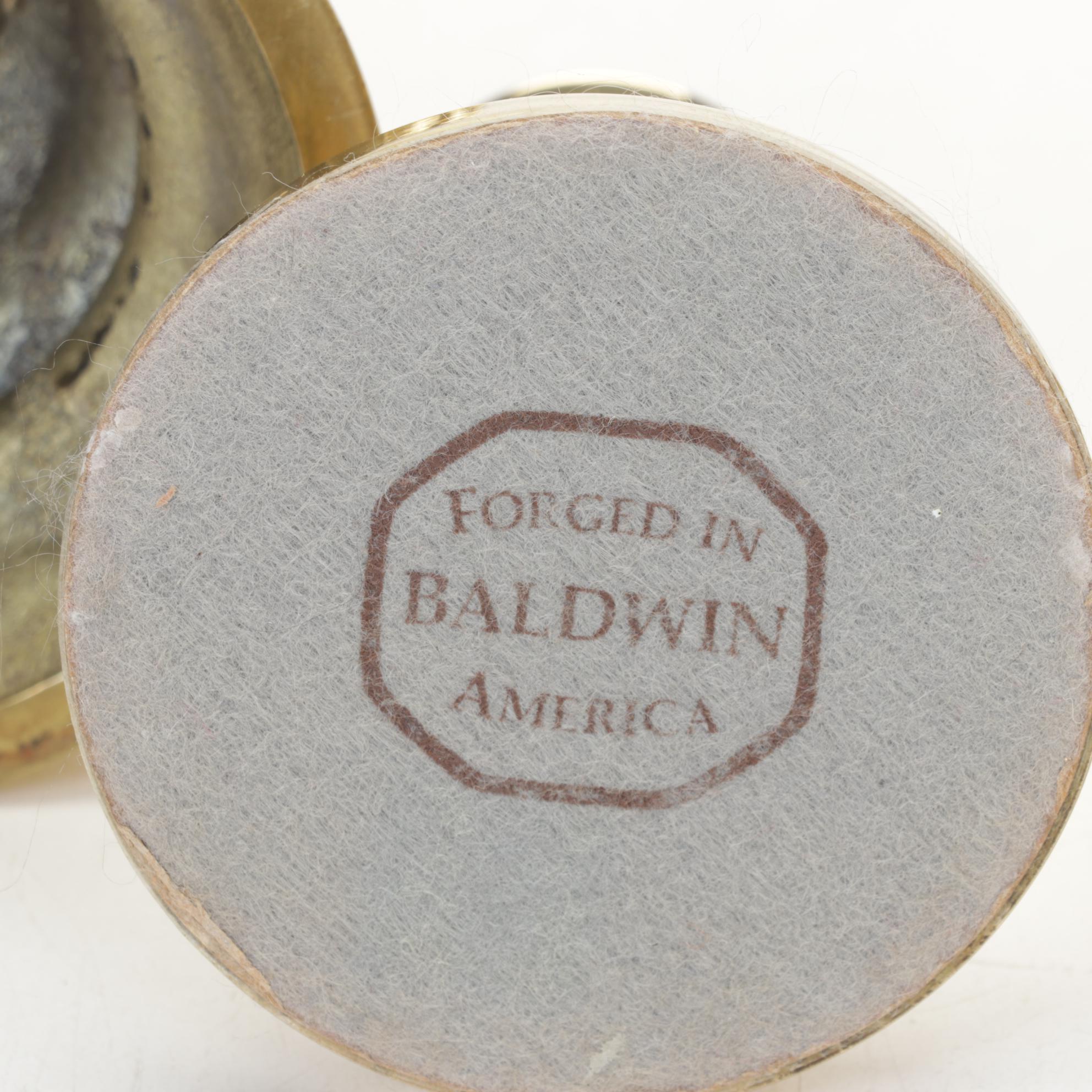 Baldwin Brass Candle Holders with Four Followers and Table Top Décor