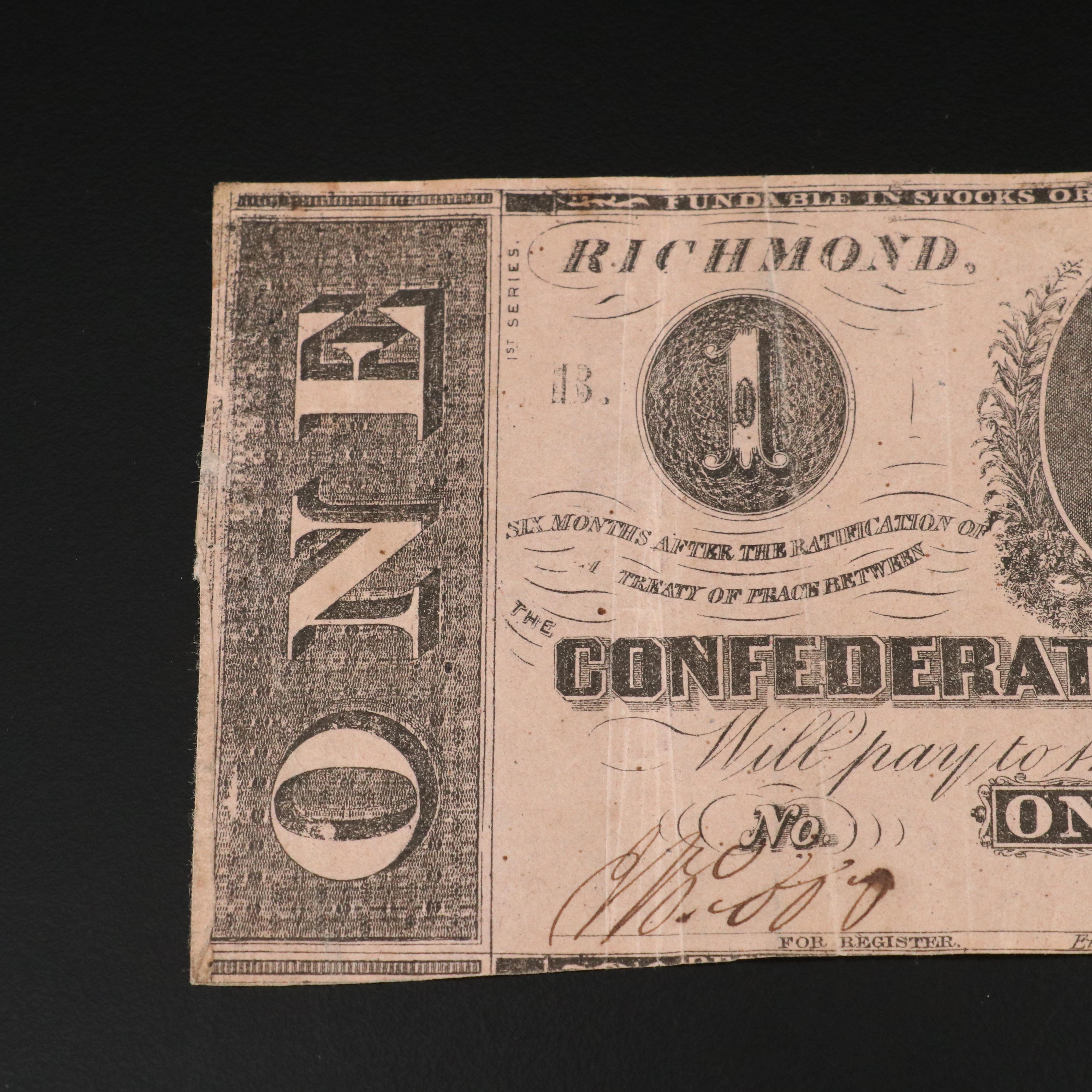 Confederate and Reproduction Currency Notes