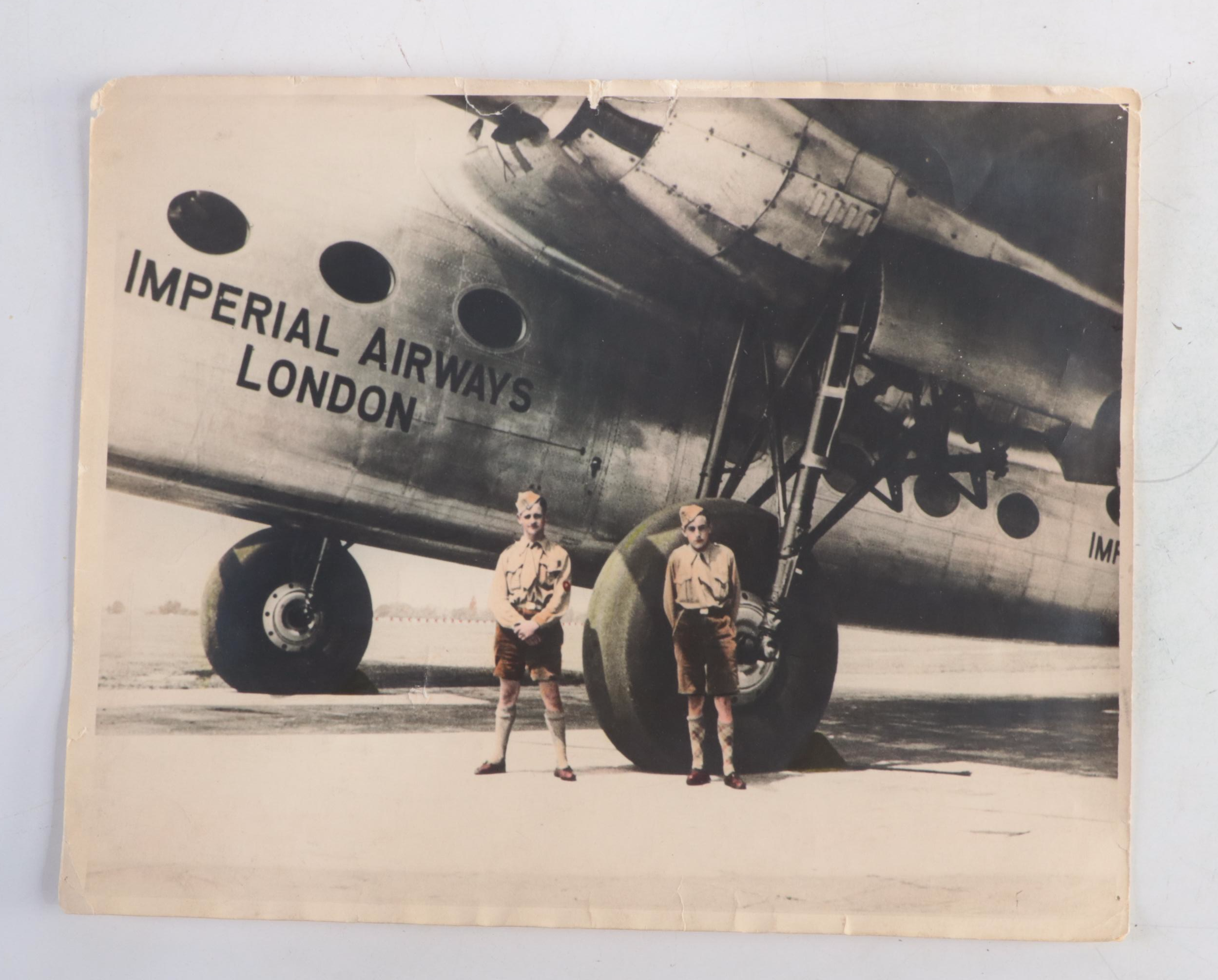 World War II Era Aviation Silver Gelatin and Offset Lithograph Photographs