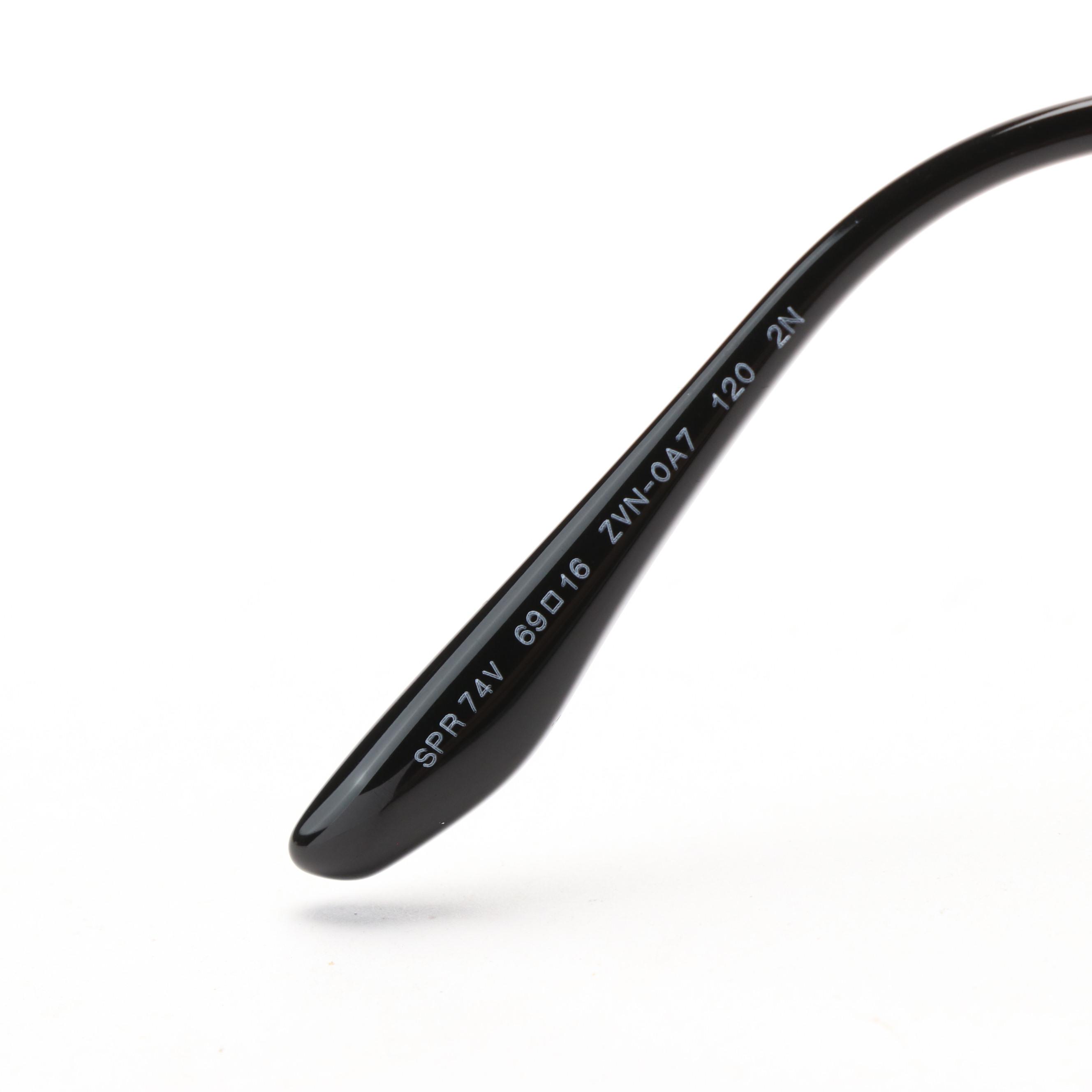 Prada SPR74V Pale Gold Butterfly Sunglasses with Case and Box