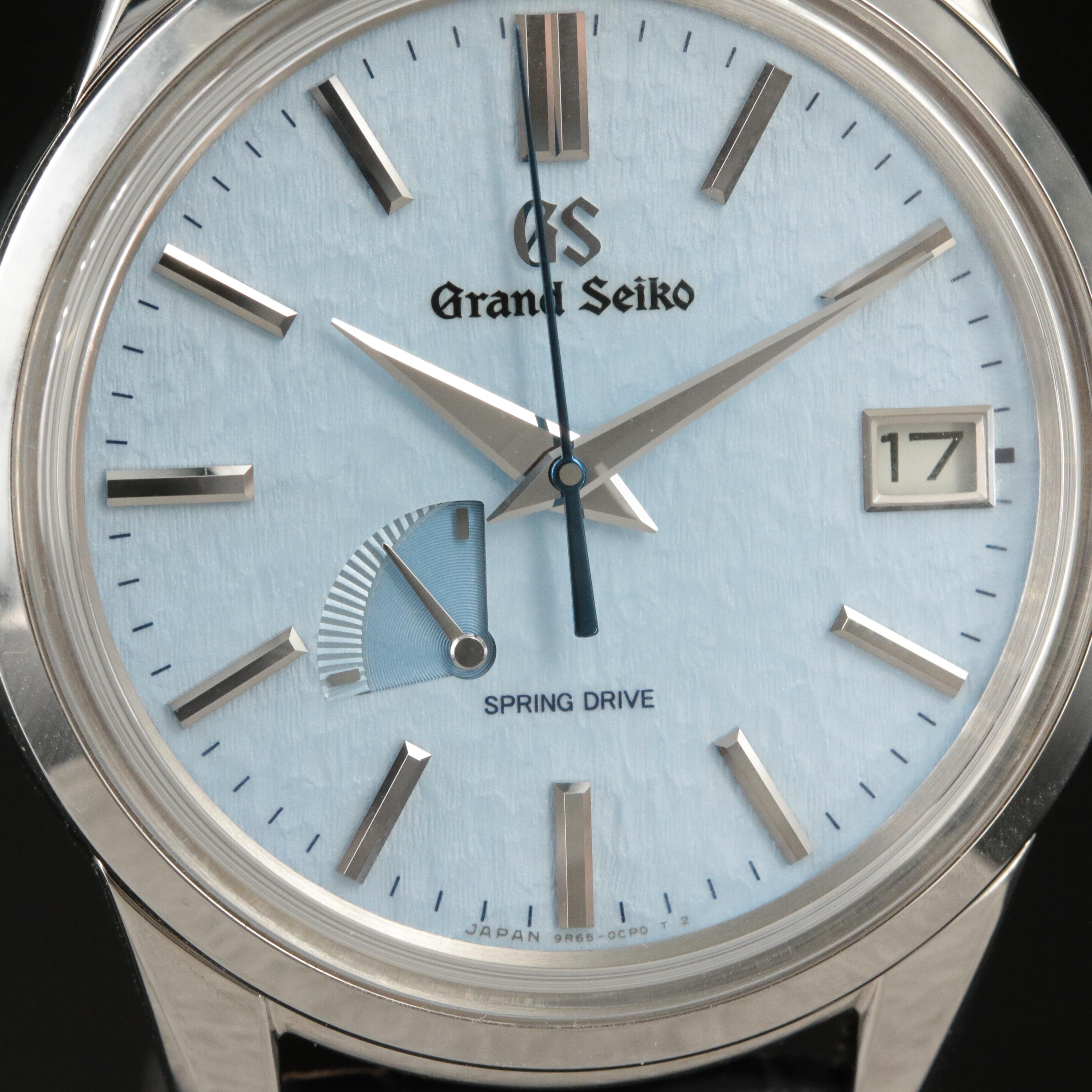 Grand Seiko Spring Drive Skyflake Stainless Steel Watch