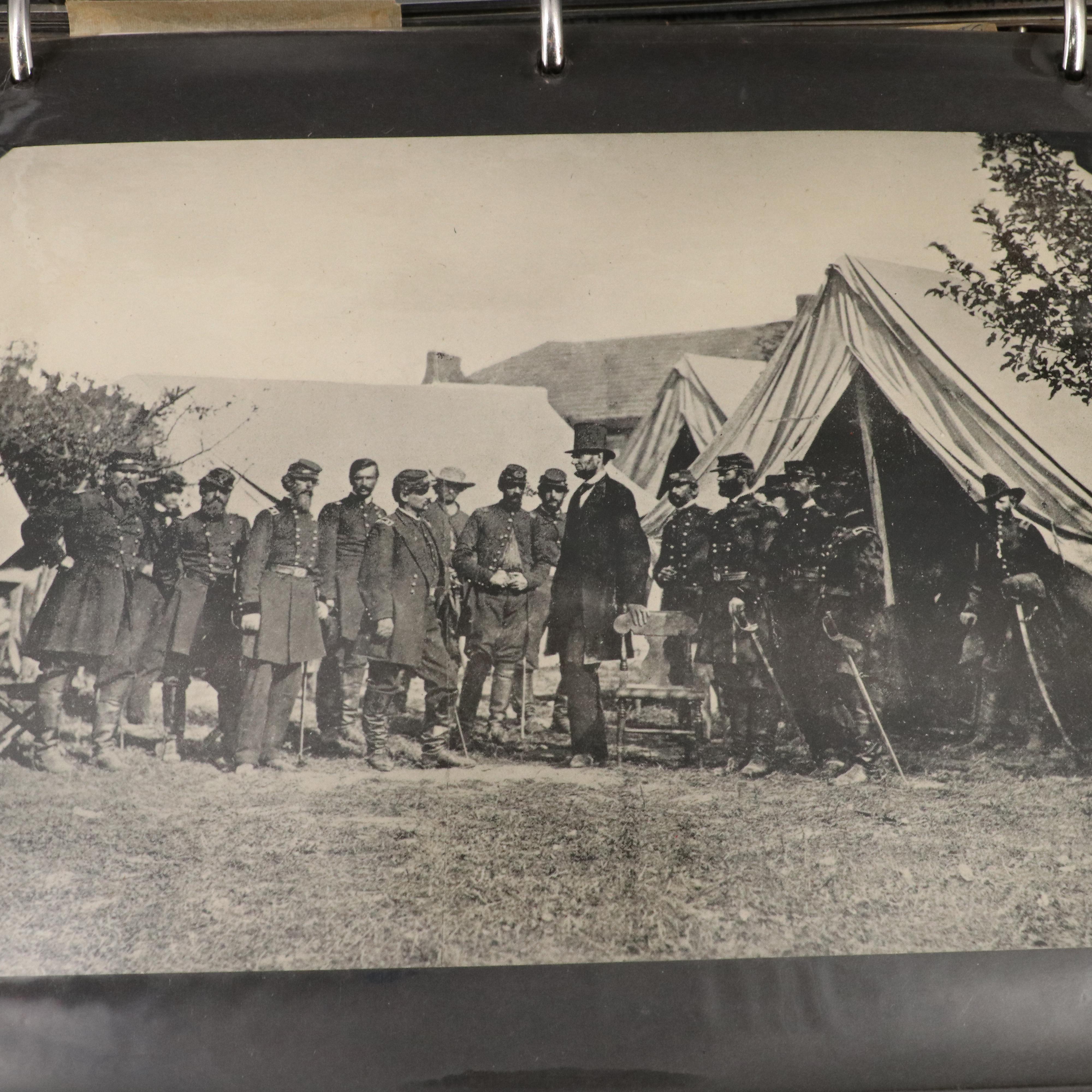 Album of Abraham Lincoln Postage Stamps and Other Ephemera