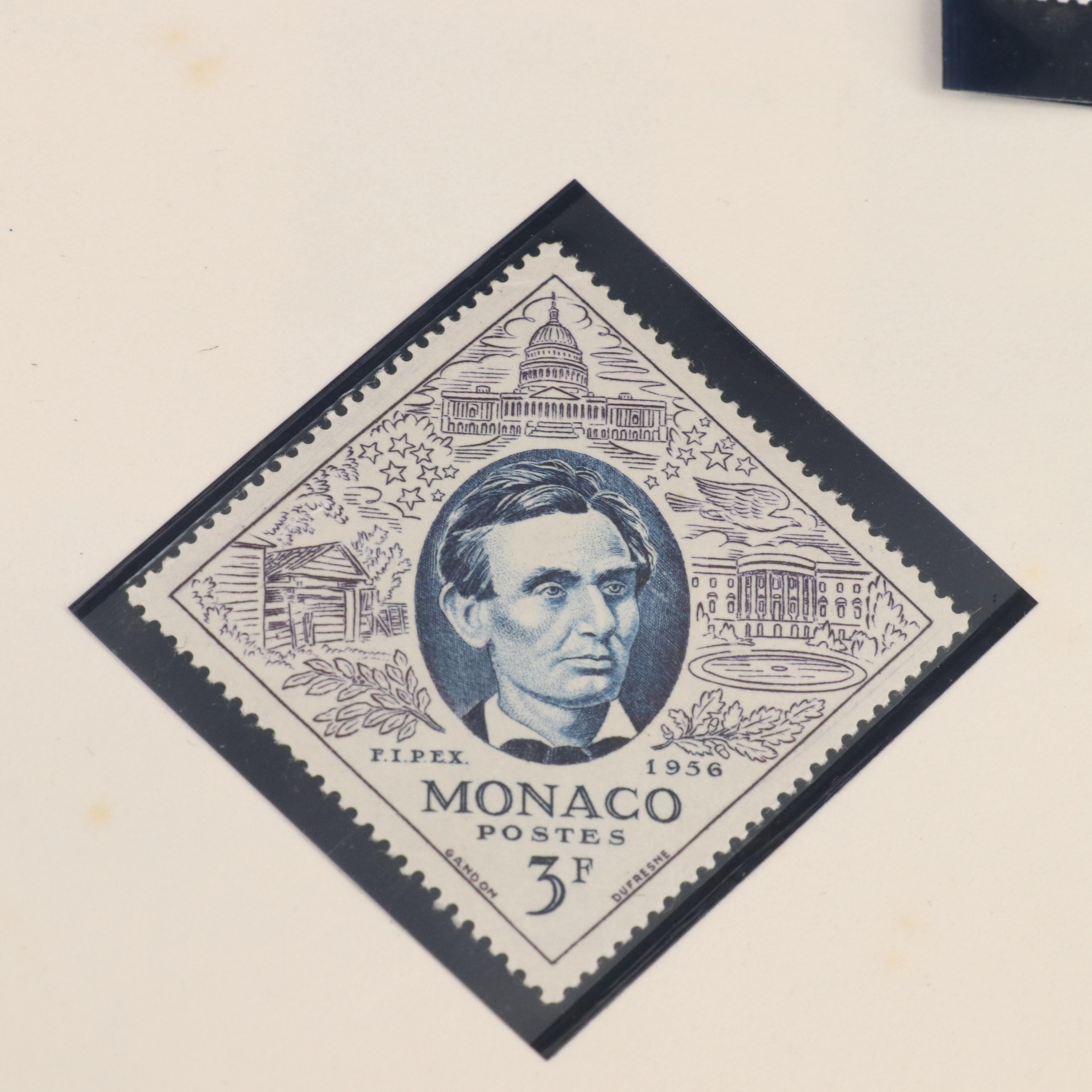 Album of Abraham Lincoln Postage Stamps and Other Ephemera