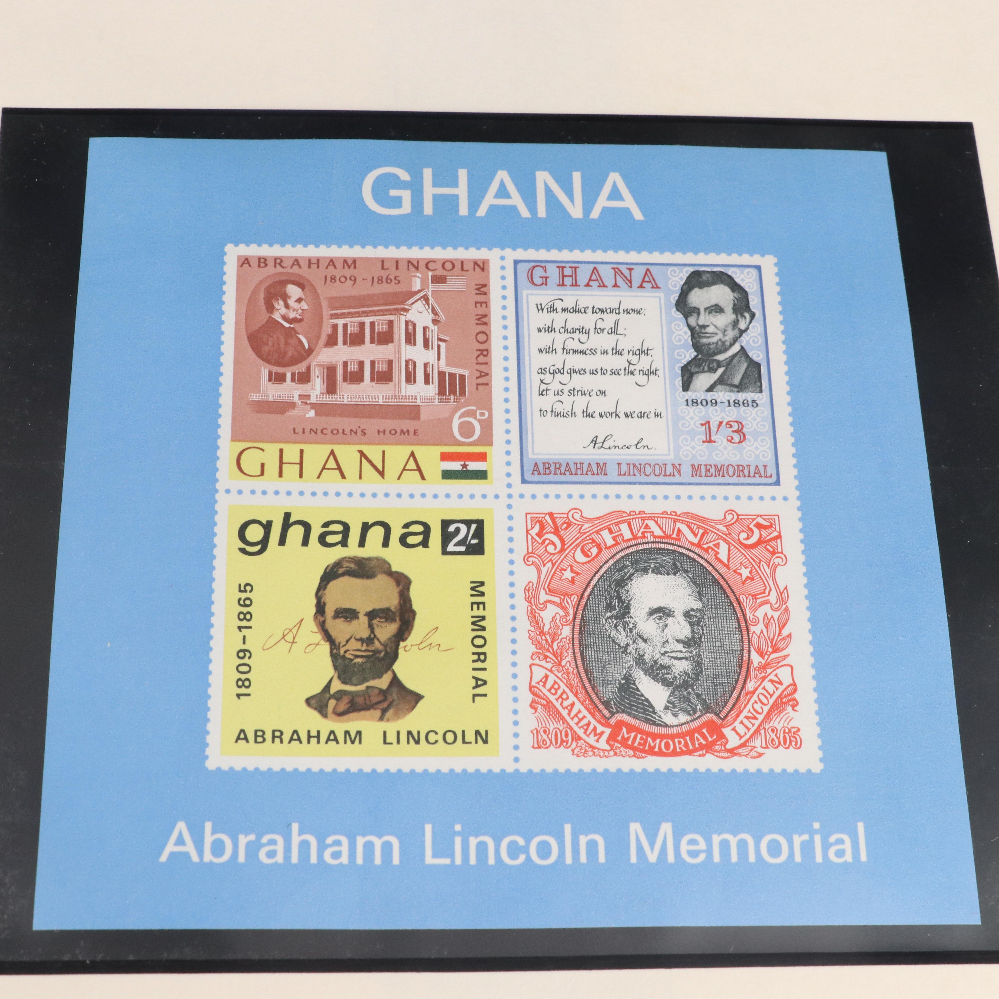 Album of Abraham Lincoln Postage Stamps and Other Ephemera