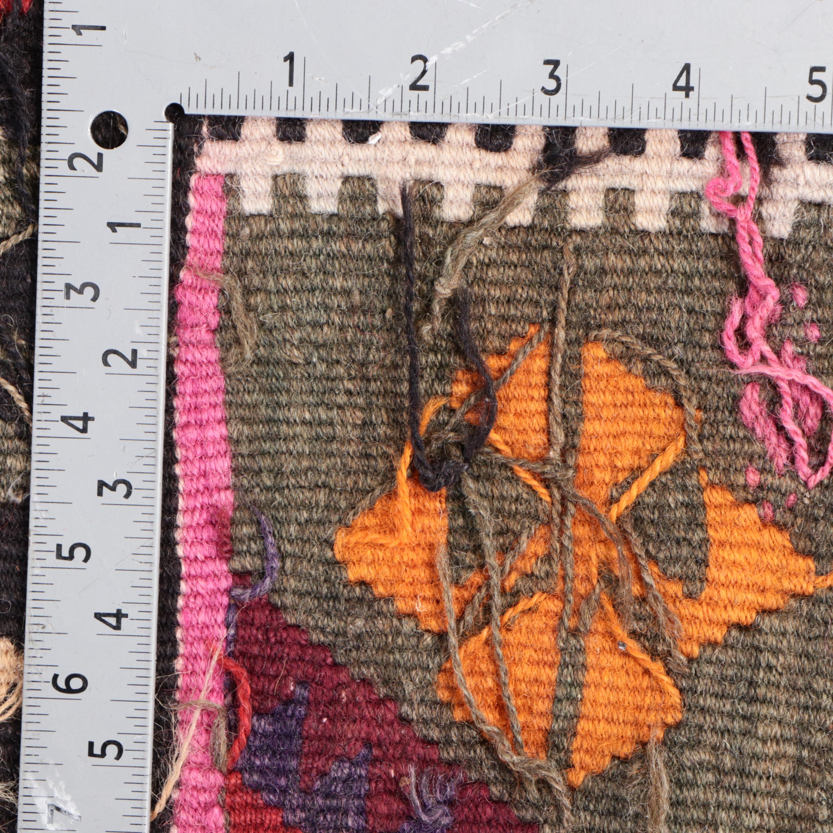 5'6 x 11'5 Handwoven Turkish Kilim Area Rug