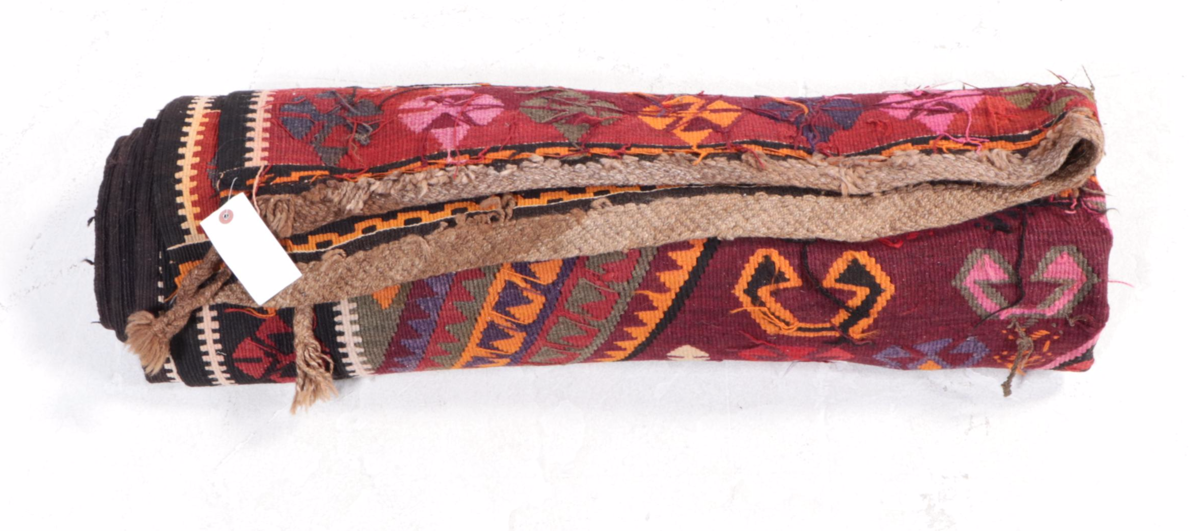 5'6 x 11'5 Handwoven Turkish Kilim Area Rug