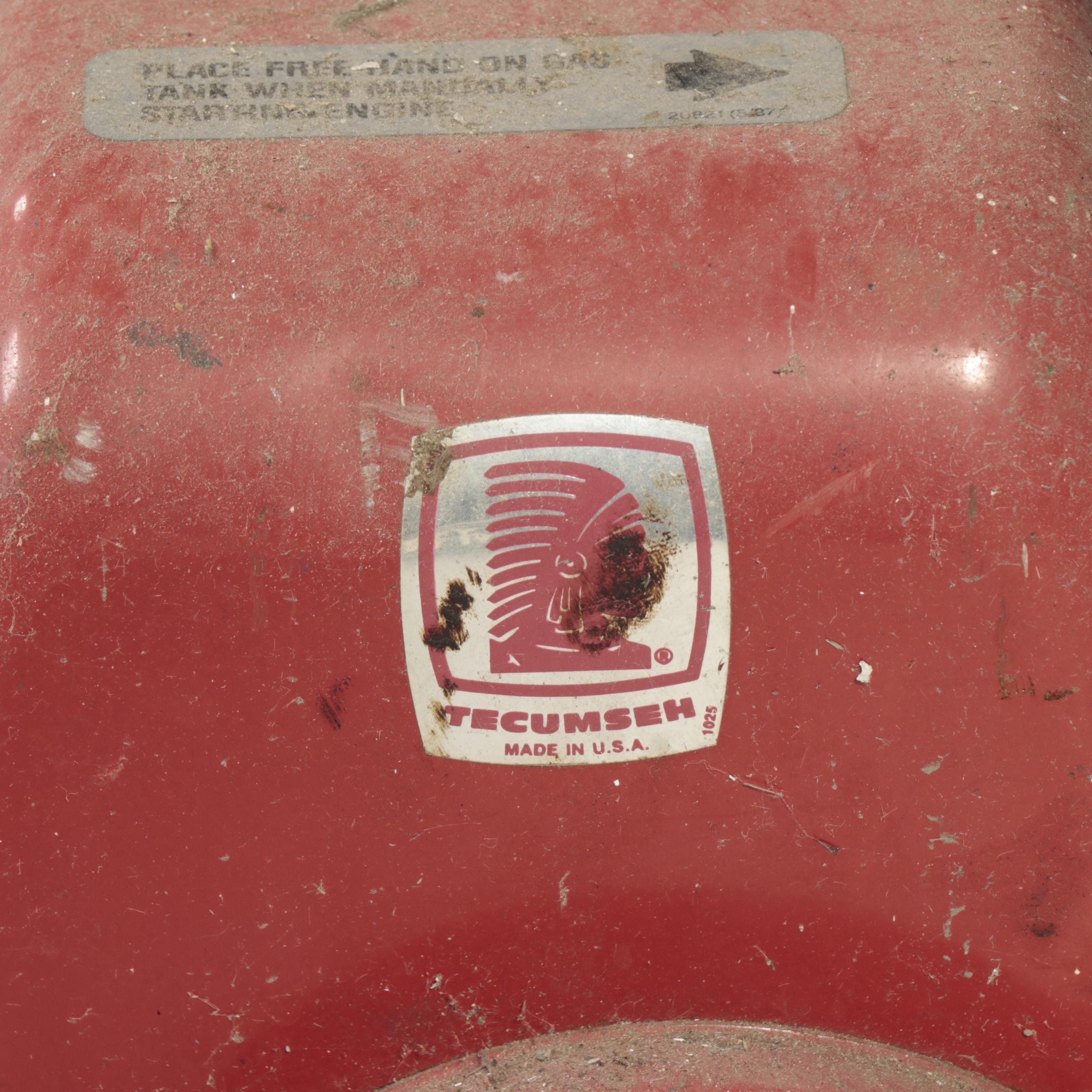 Troy-Bilt Junior Tiller with Gas-Powered Tecumseh Engine