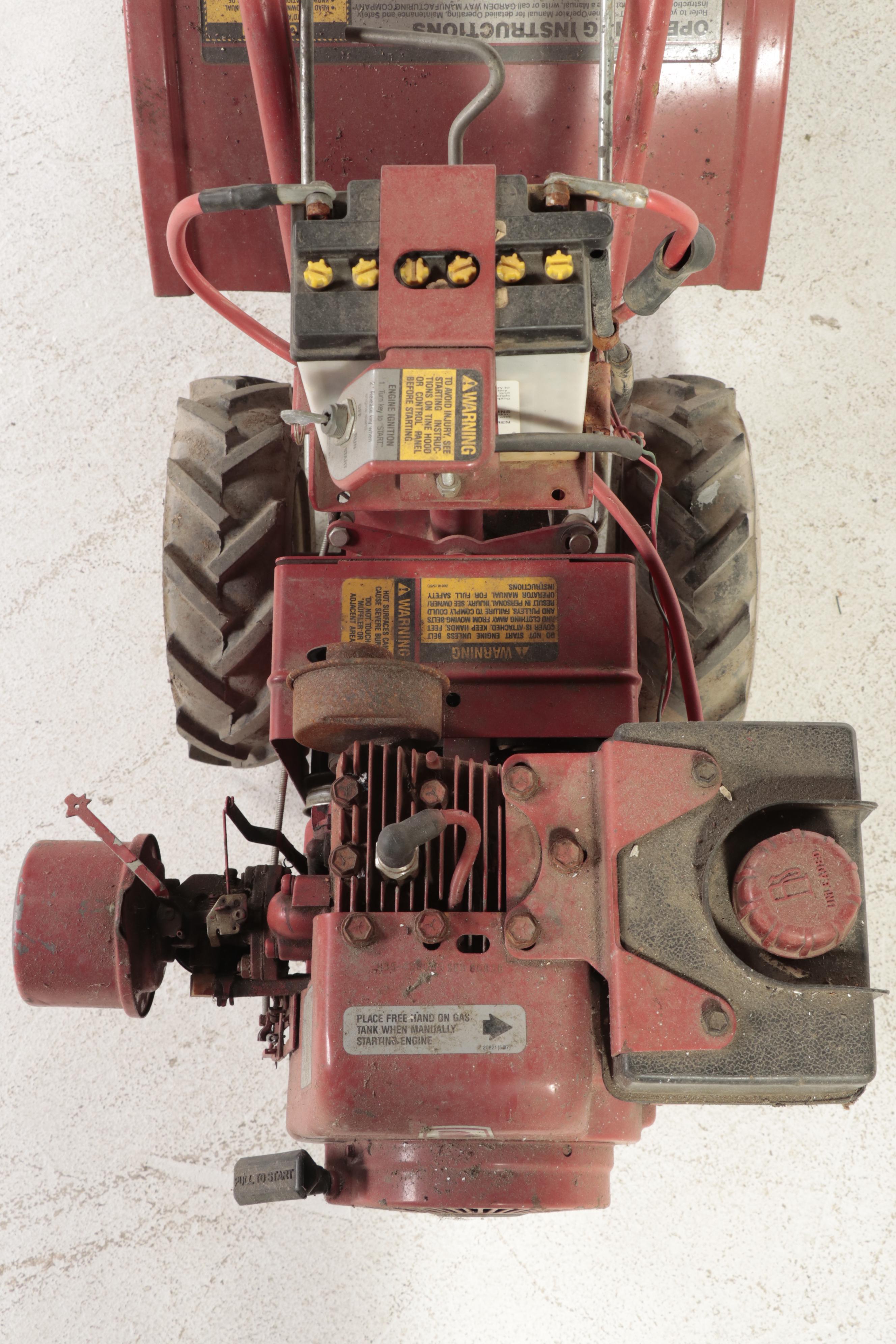Troy-Bilt Junior Tiller with Gas-Powered Tecumseh Engine