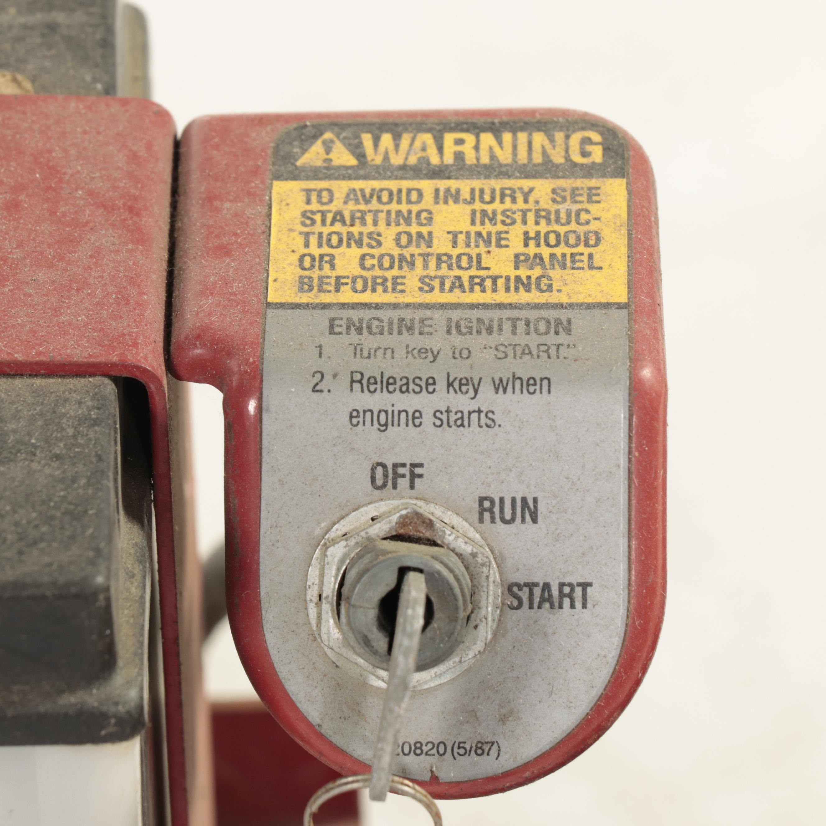 Troy-Bilt Junior Tiller with Gas-Powered Tecumseh Engine