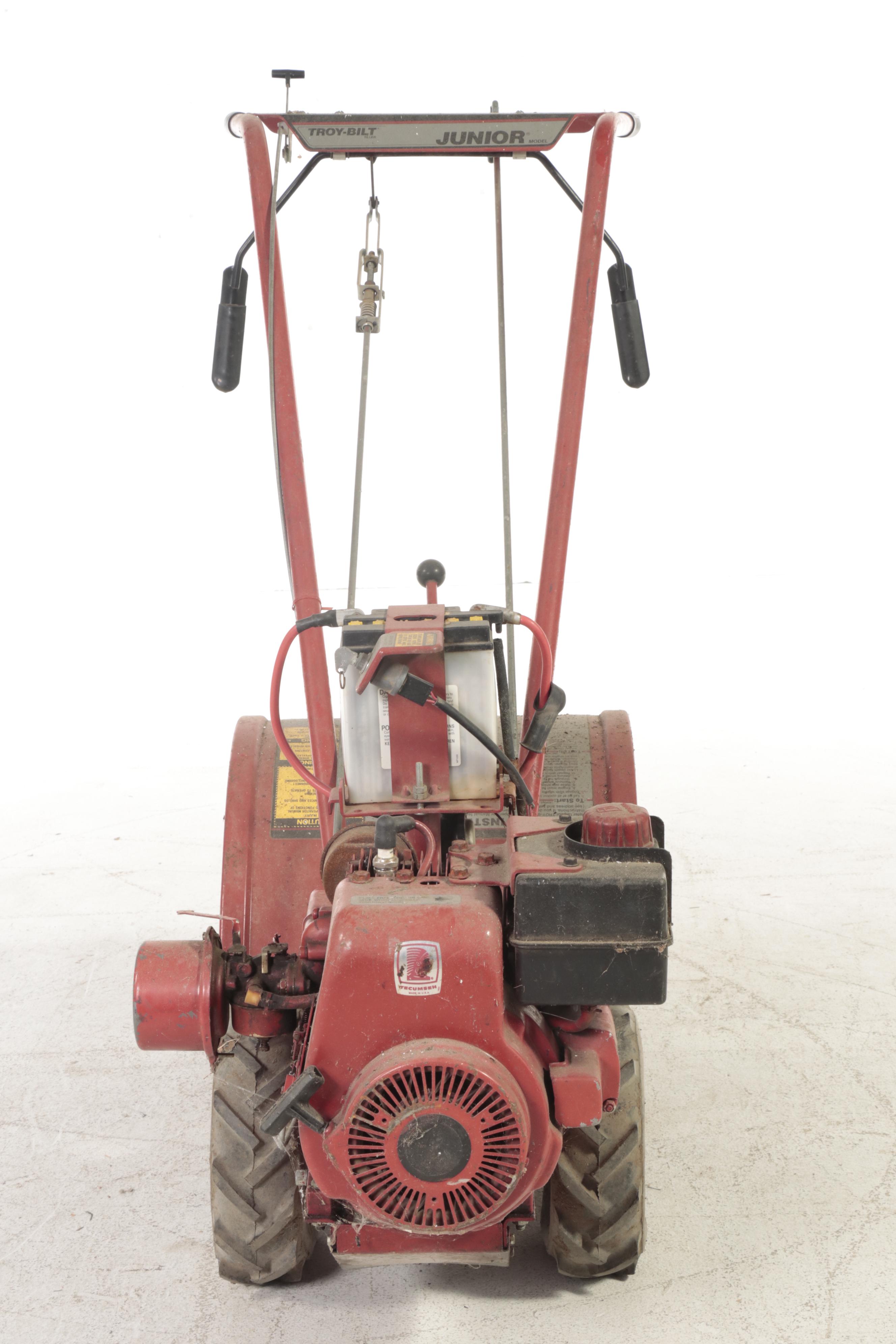 Troy-Bilt Junior Tiller with Gas-Powered Tecumseh Engine