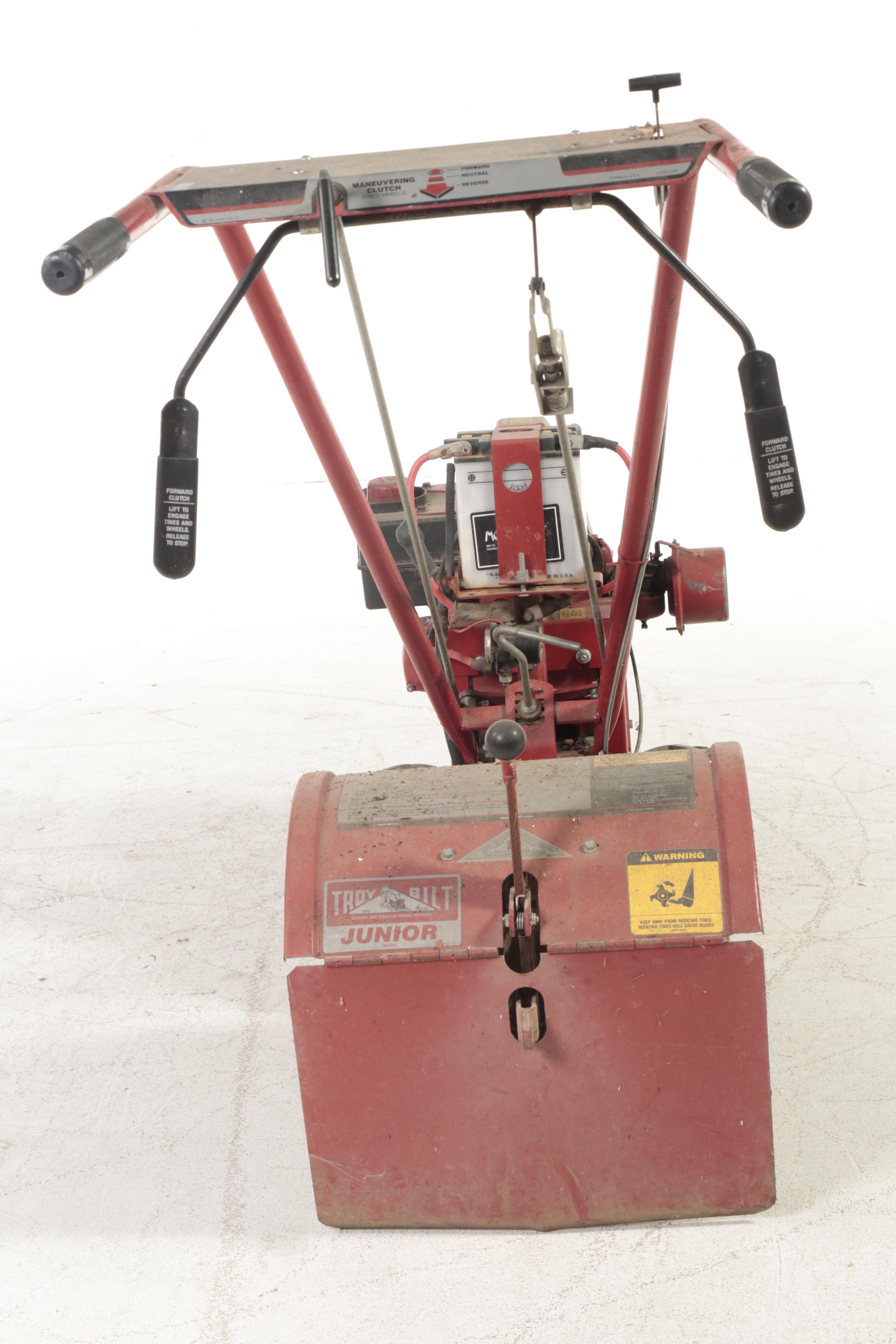 Troy-Bilt Junior Tiller with Gas-Powered Tecumseh Engine