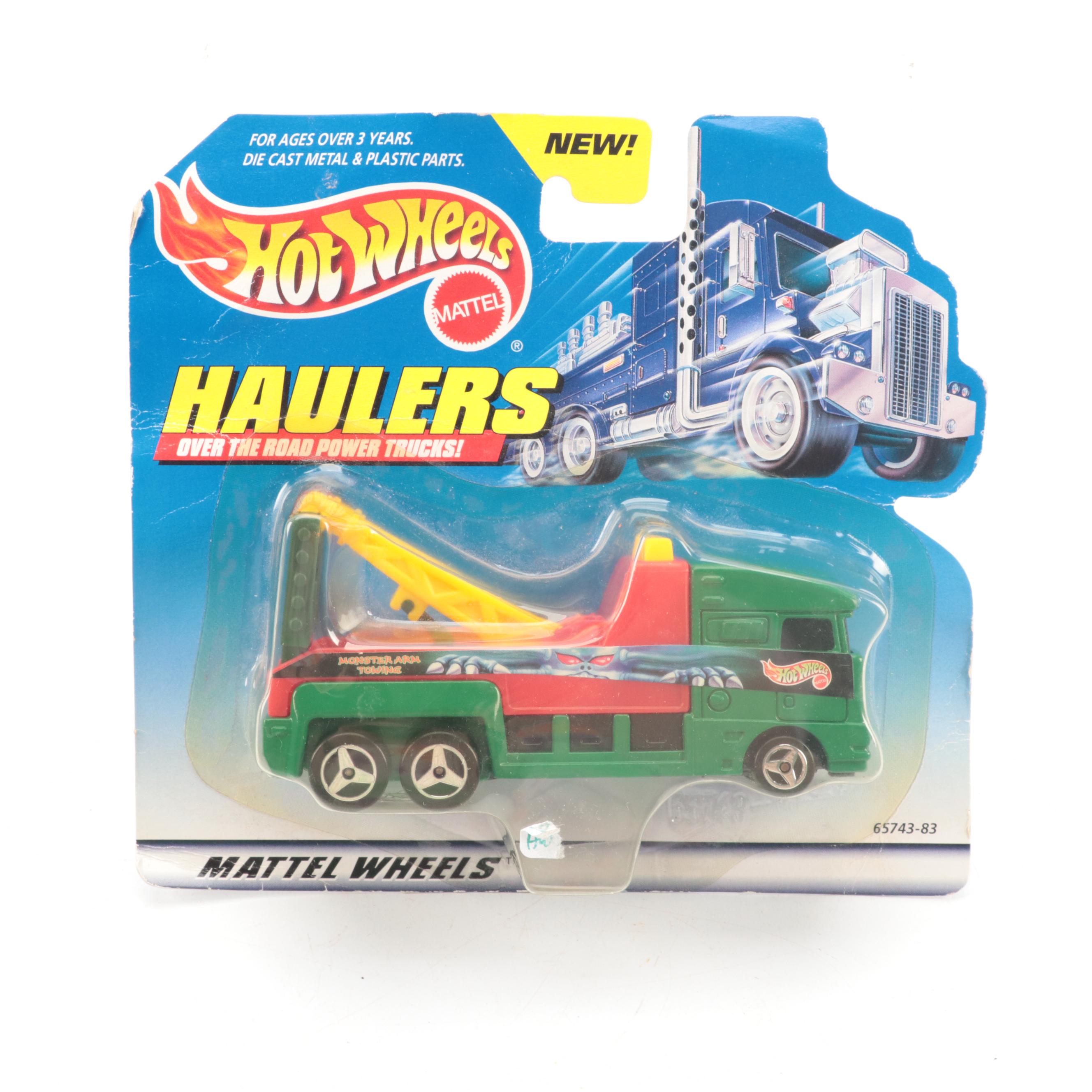 1960s Hot Wheels Redline Cars in '80s Case with Race Cars, Car Carriers & More