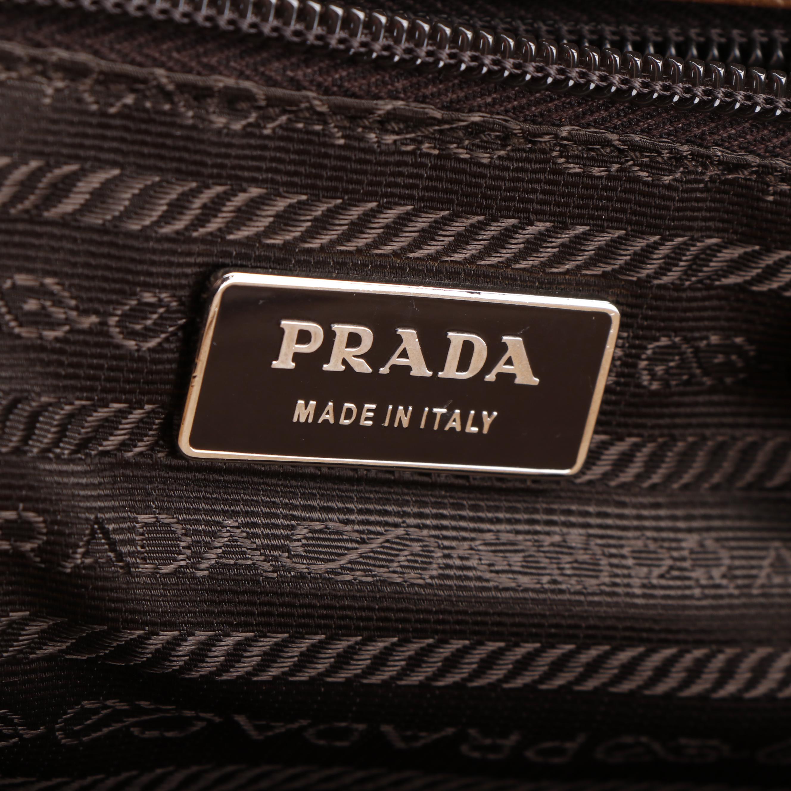 Prada Madras Cerniera Leather Doctor Bag