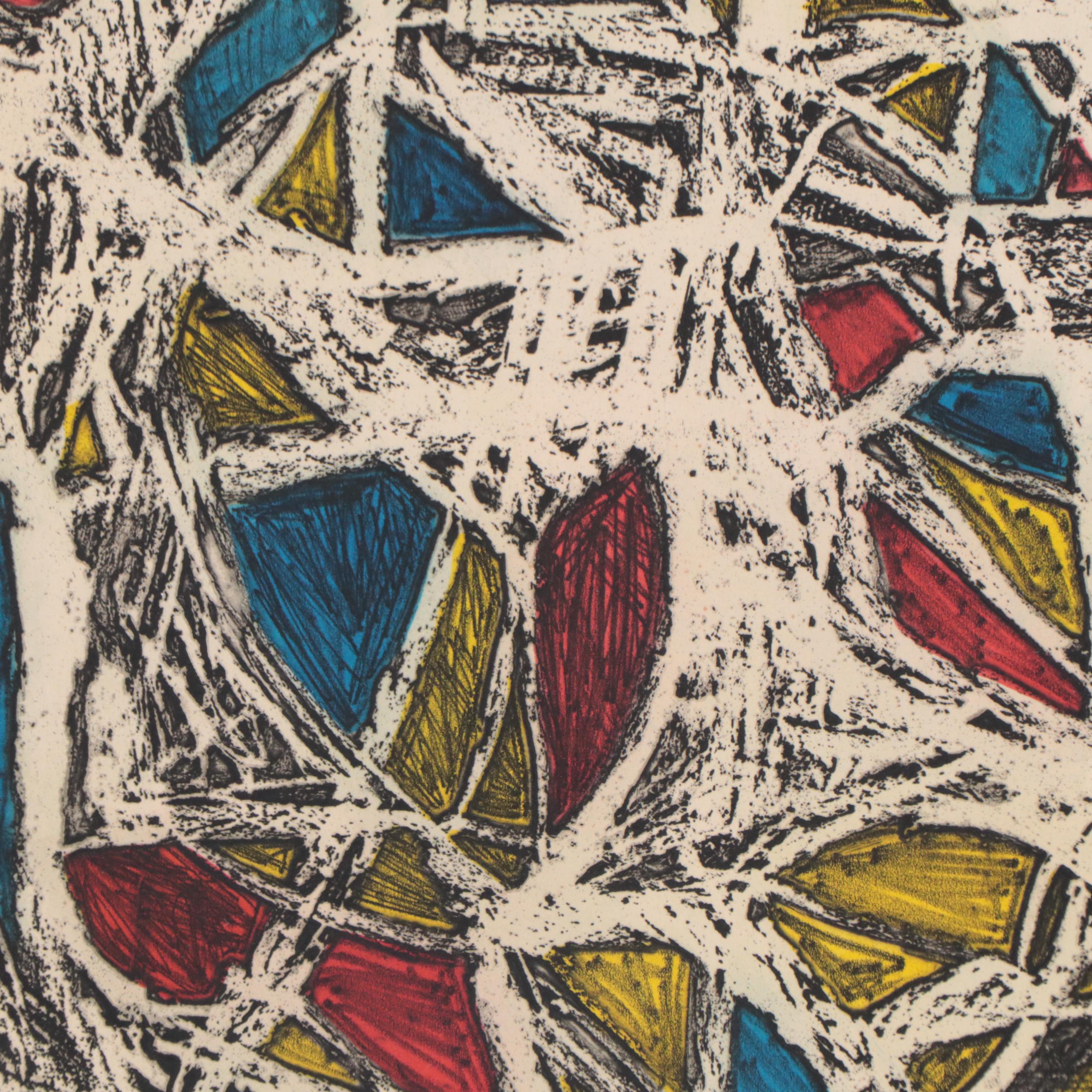 Terry Winters Intaglio Print "Models of Synthetic Pictures", 1994