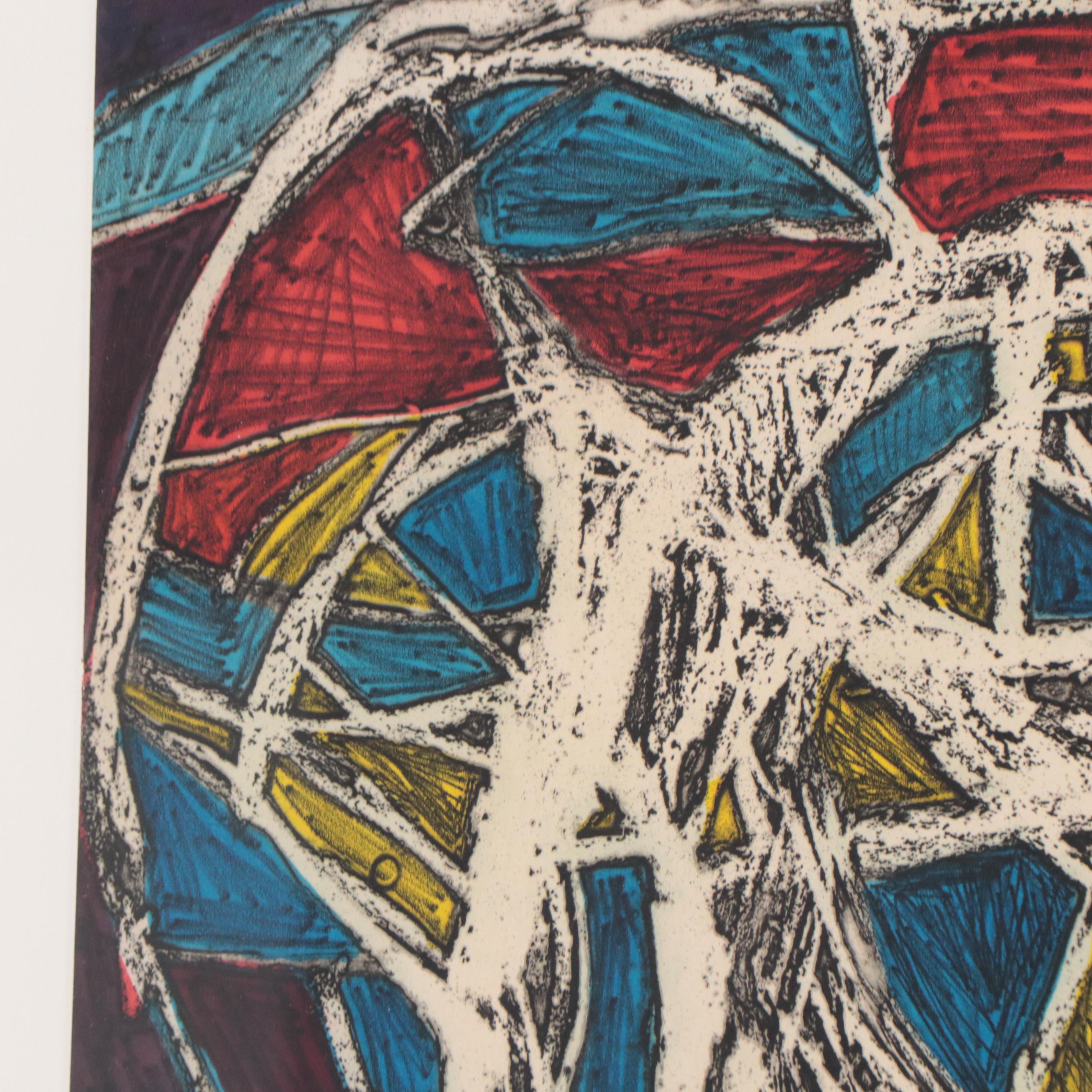 Terry Winters Intaglio Print "Models of Synthetic Pictures", 1994