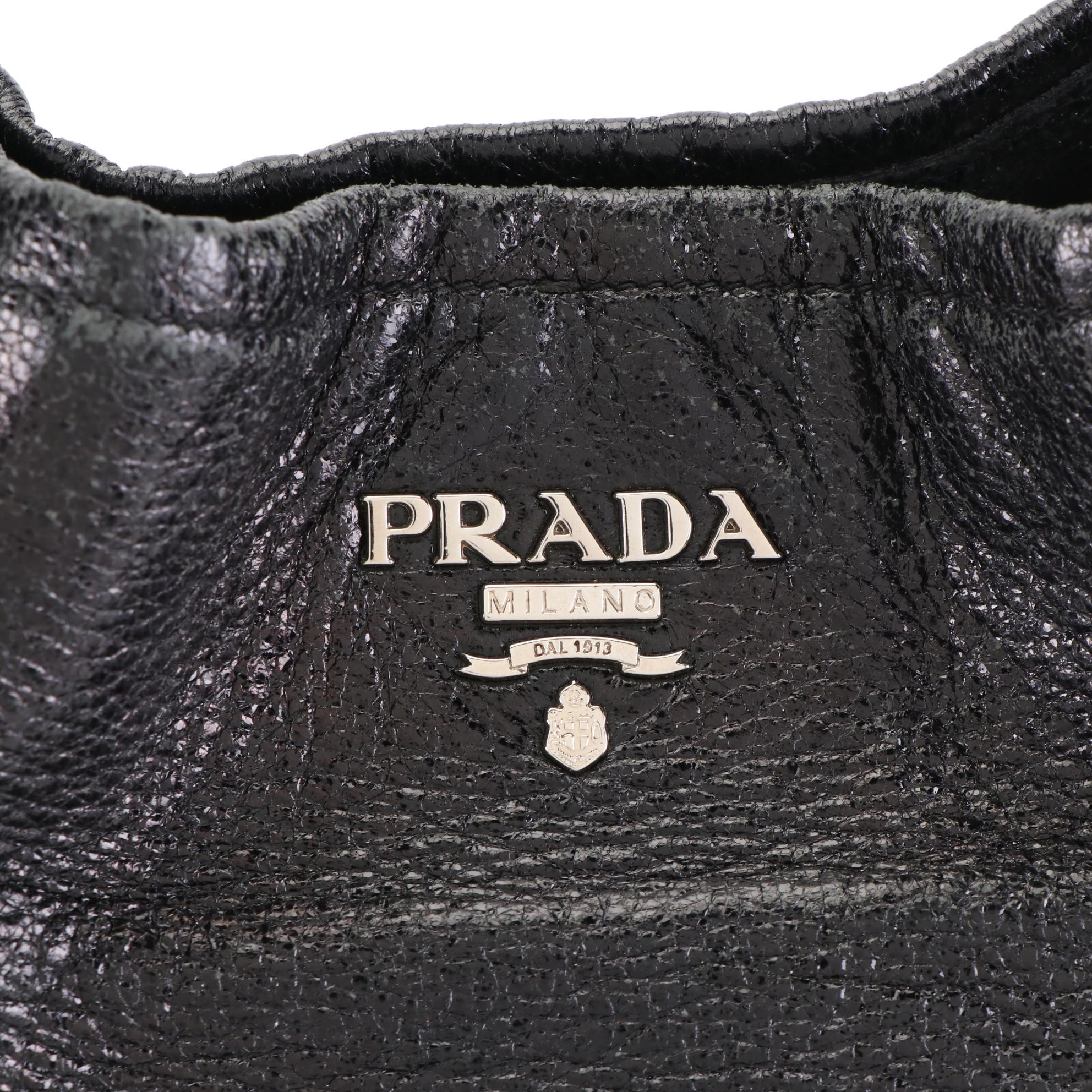 Prada Chain Tote Bag BR3811 in Cervo Luxe Leather