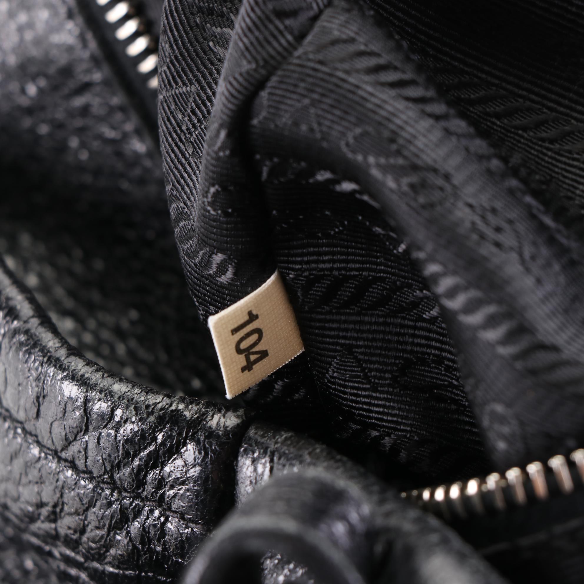 Prada Chain Tote Bag BR3811 in Cervo Luxe Leather