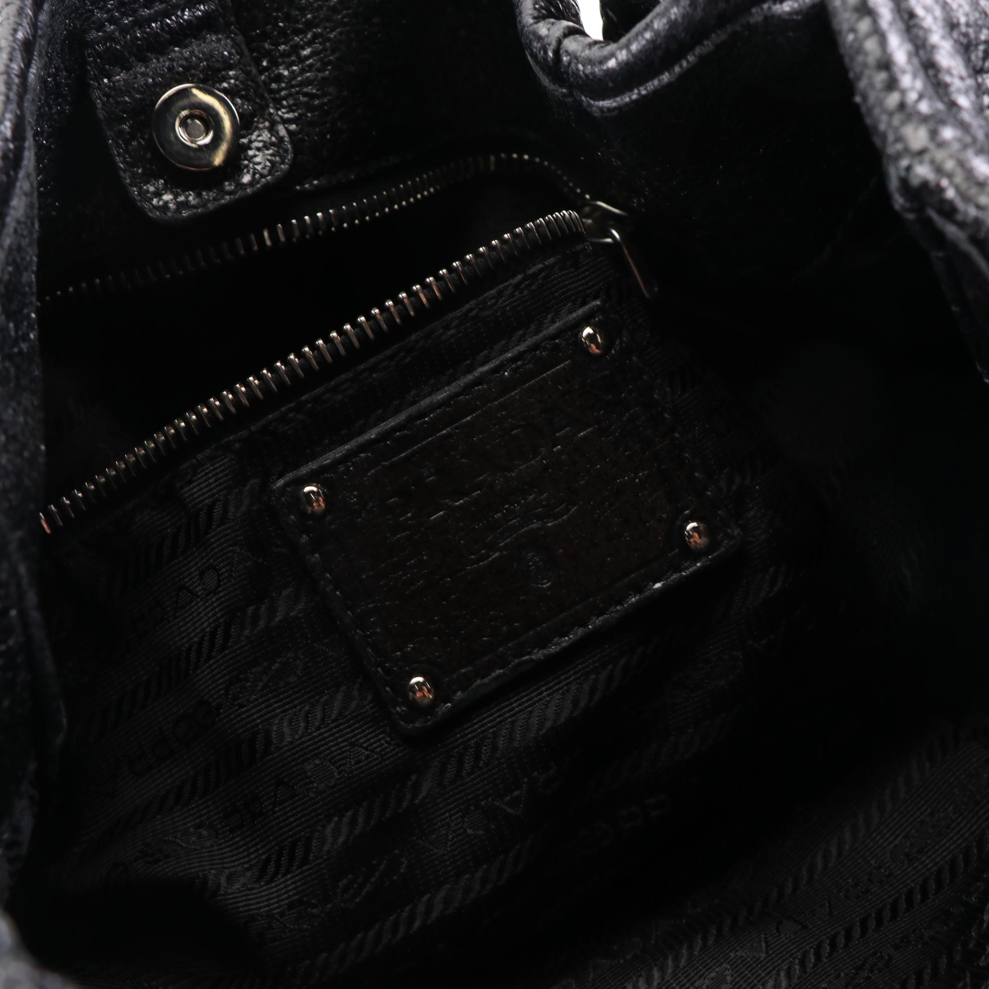 Prada Chain Tote Bag BR3811 in Cervo Luxe Leather