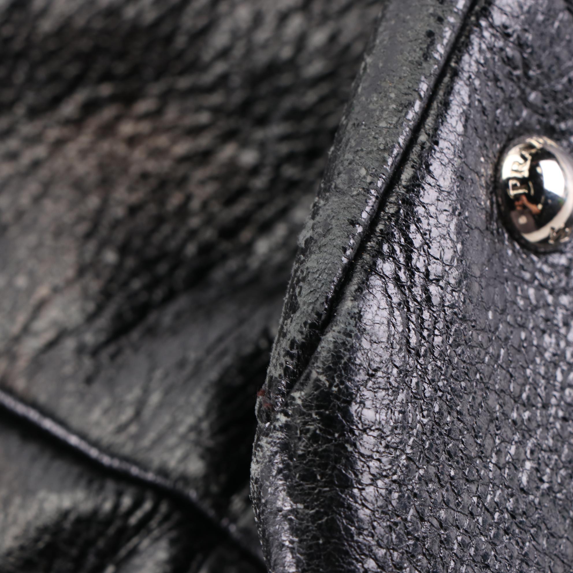 Prada Chain Tote Bag BR3811 in Cervo Luxe Leather