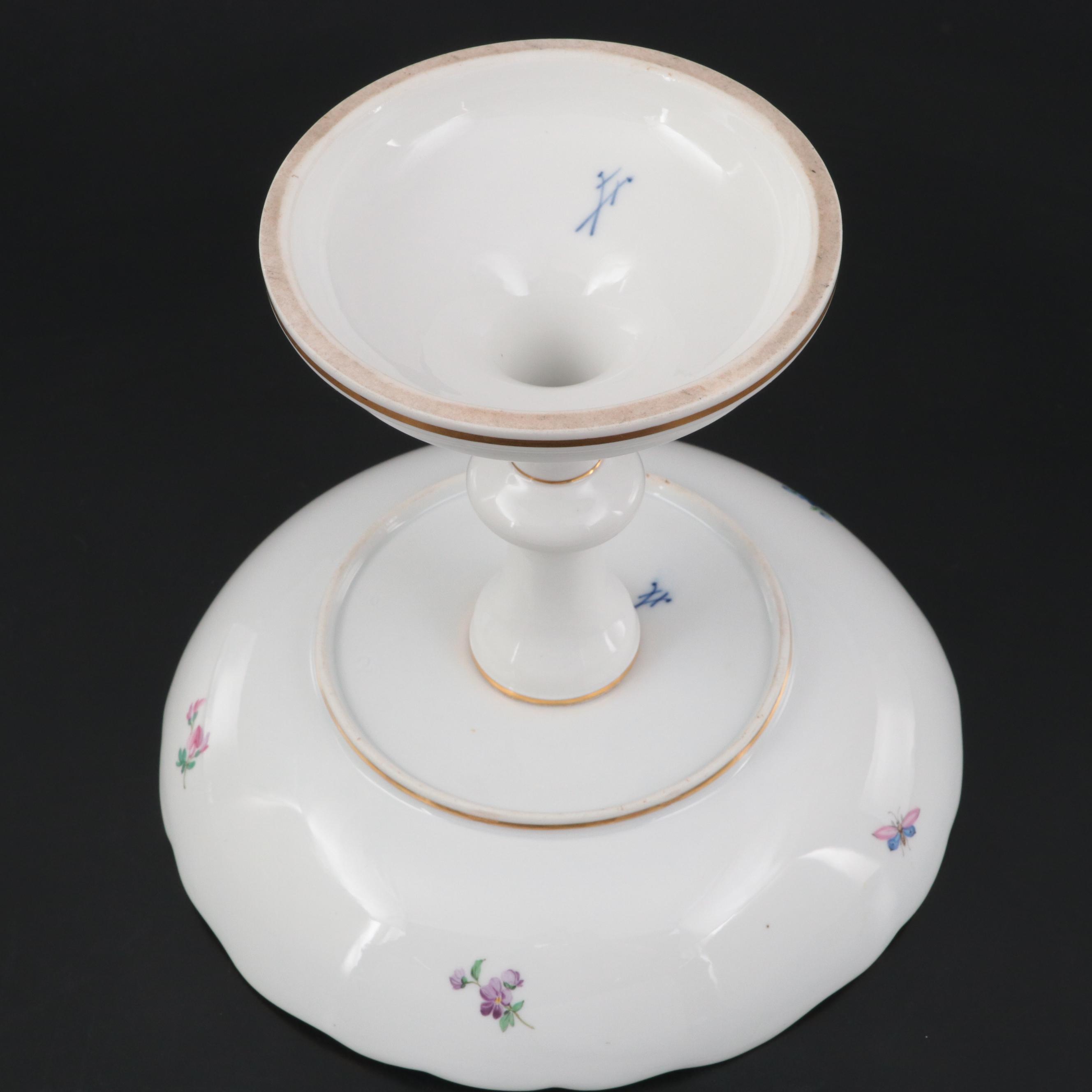 Meissen Porcelain Compote Dish, Circa 1880