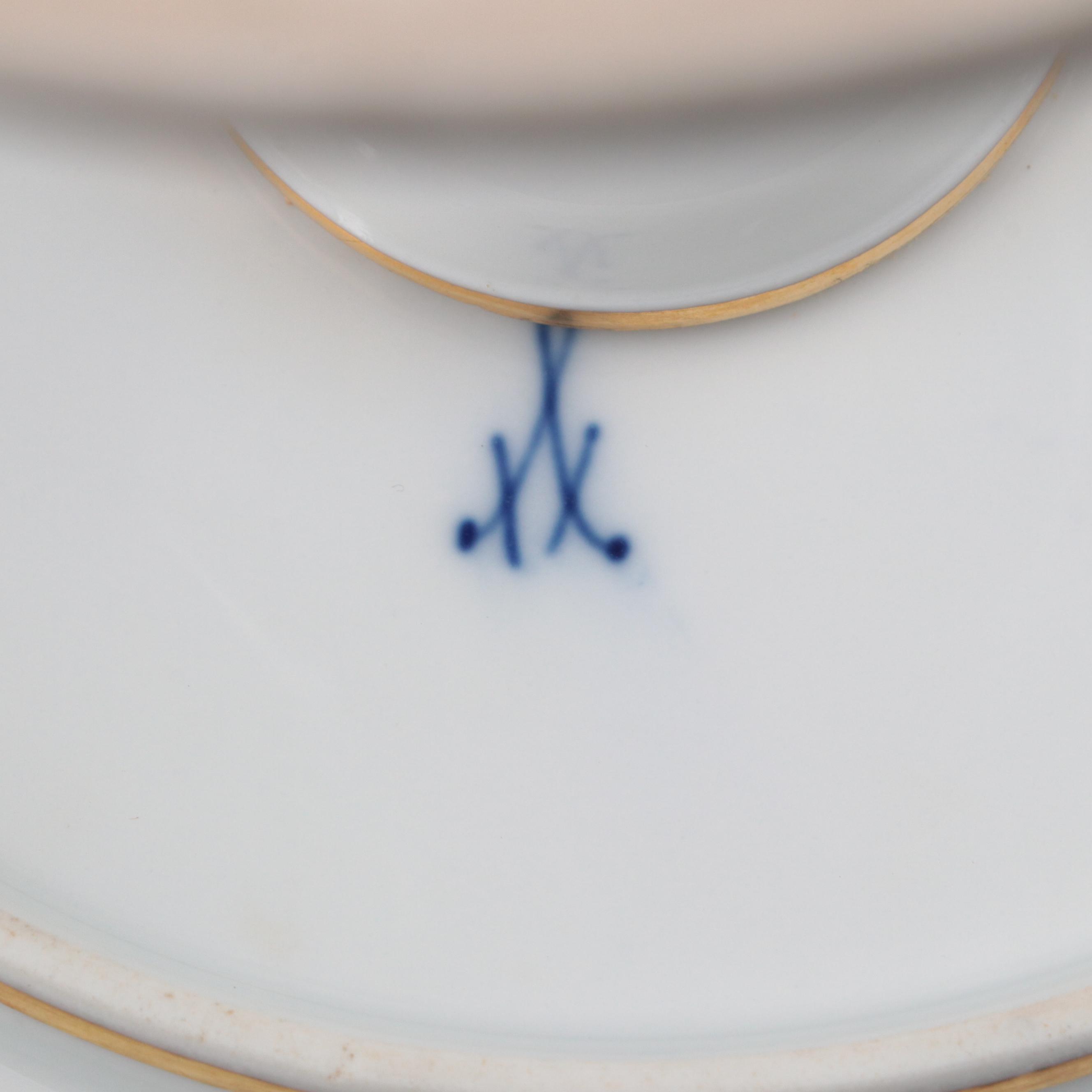 Meissen Porcelain Compote Dish, Circa 1880