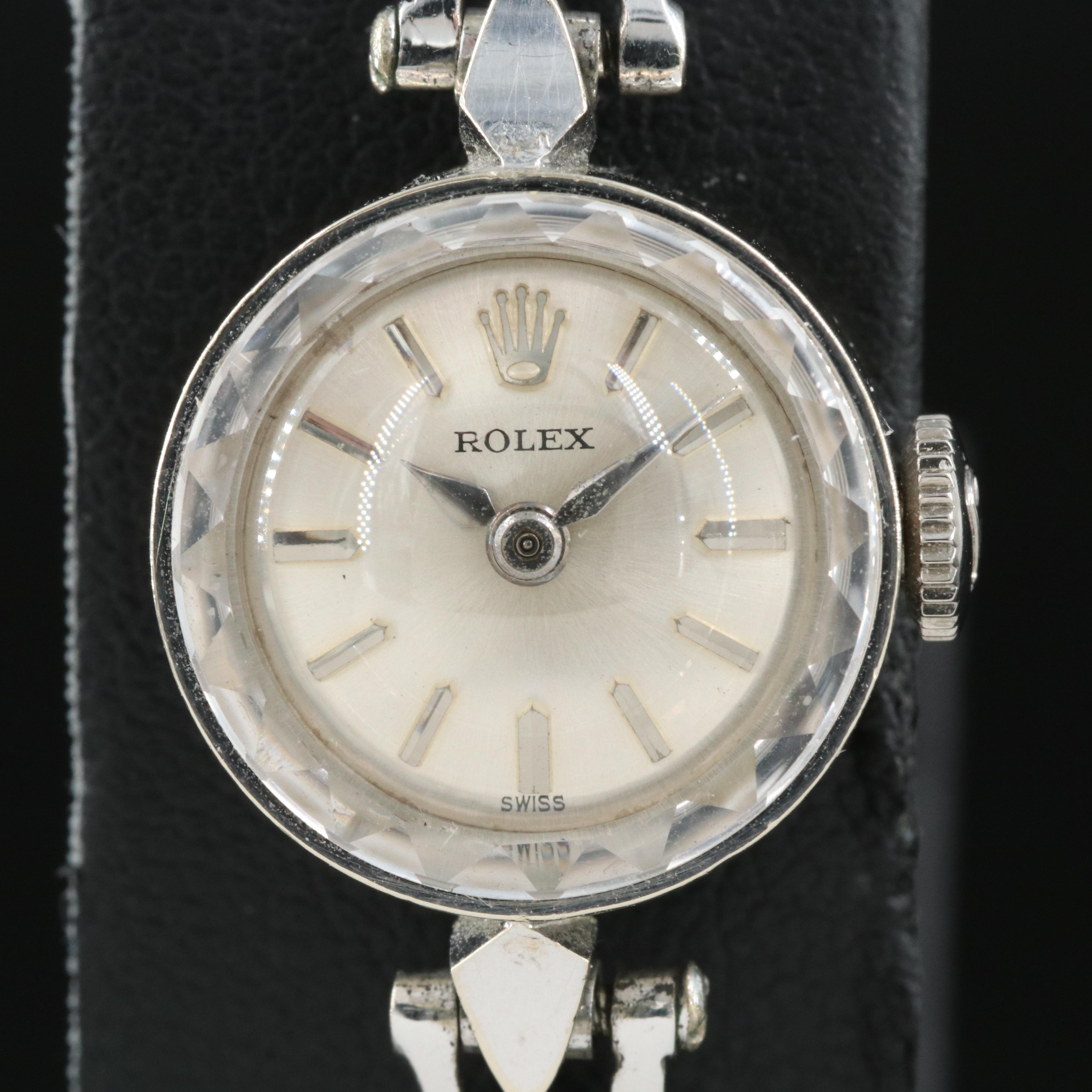 Vintage 14K Rolex 1.00 CTW Diamond Watch