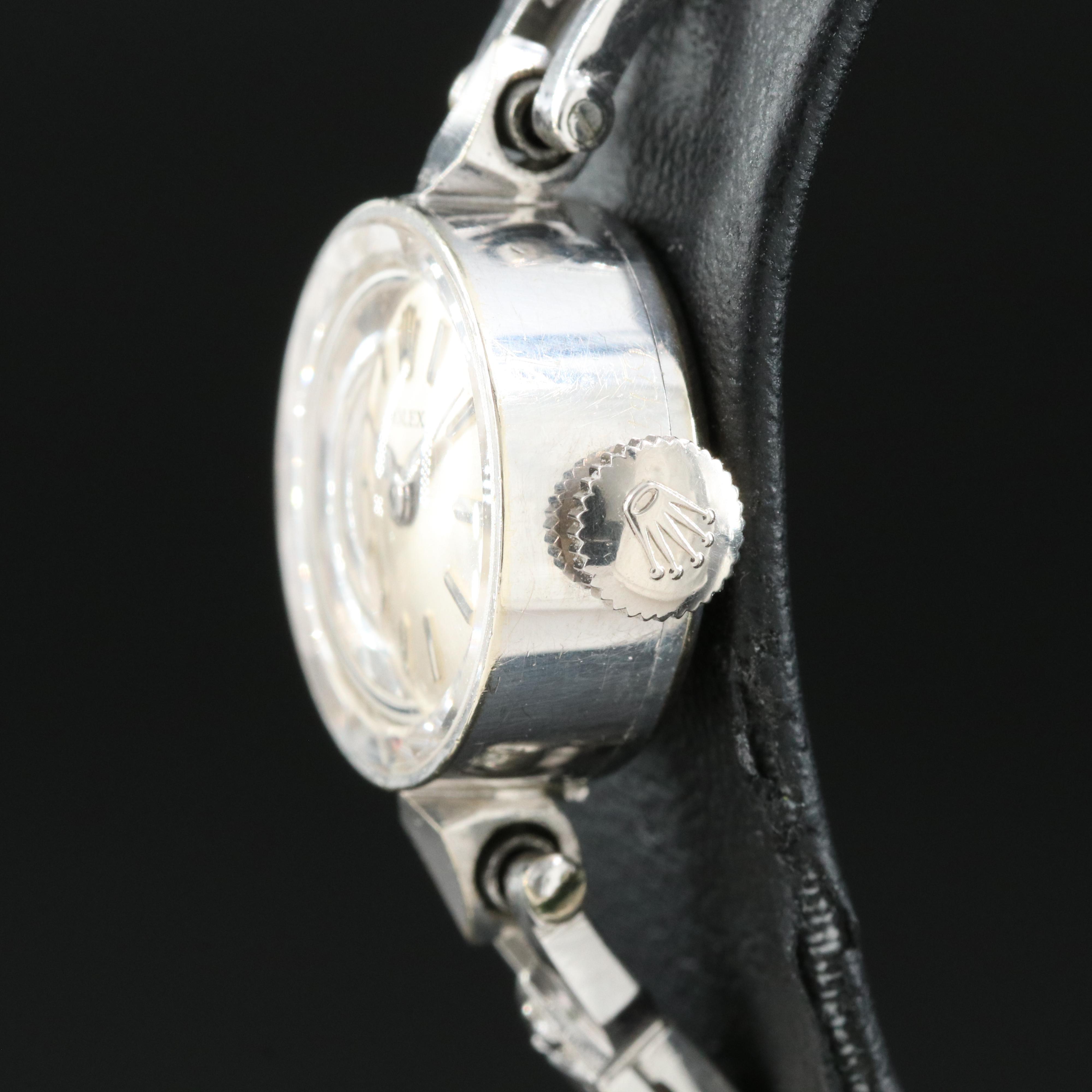 Vintage 14K Rolex 1.00 CTW Diamond Watch