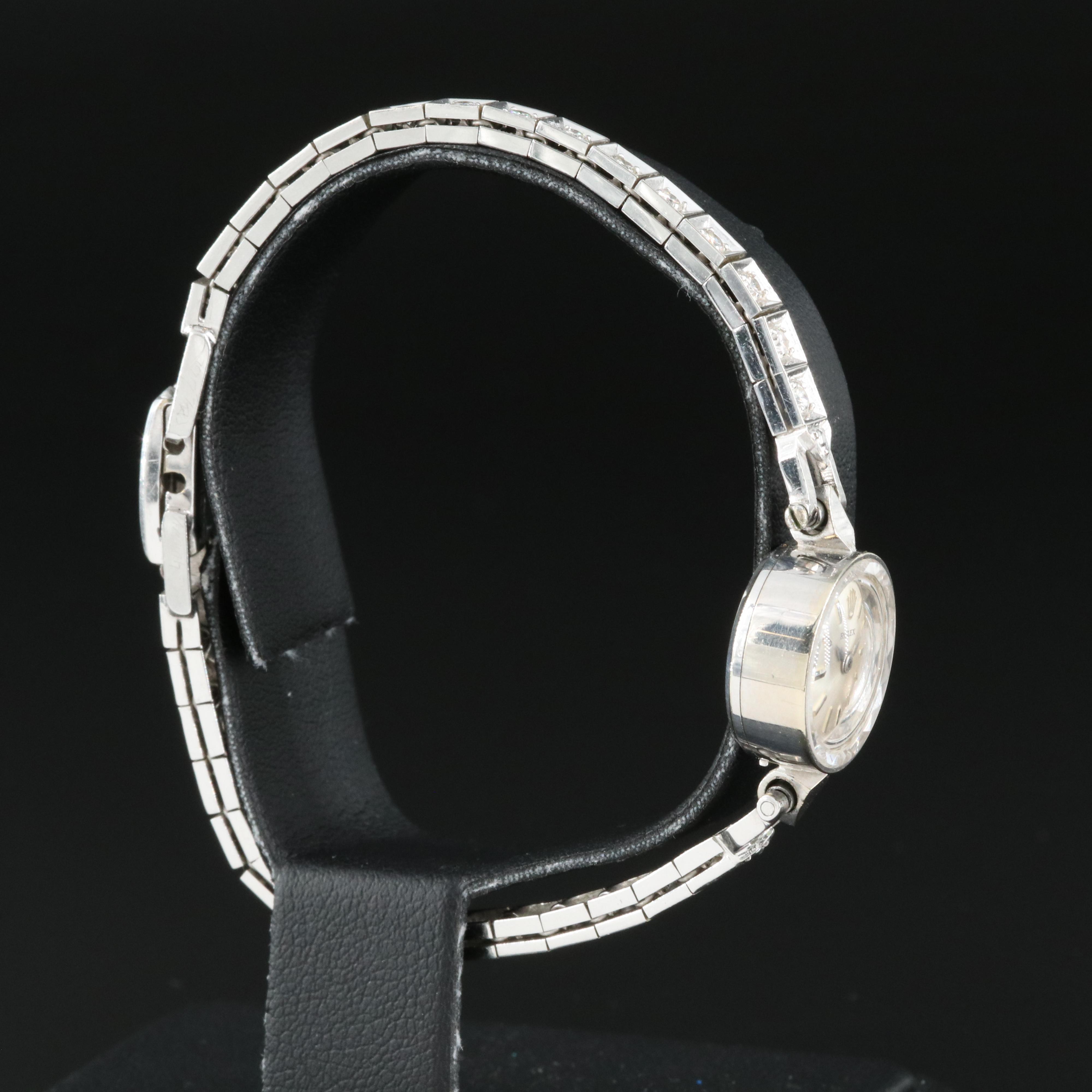 Vintage 14K Rolex 1.00 CTW Diamond Watch