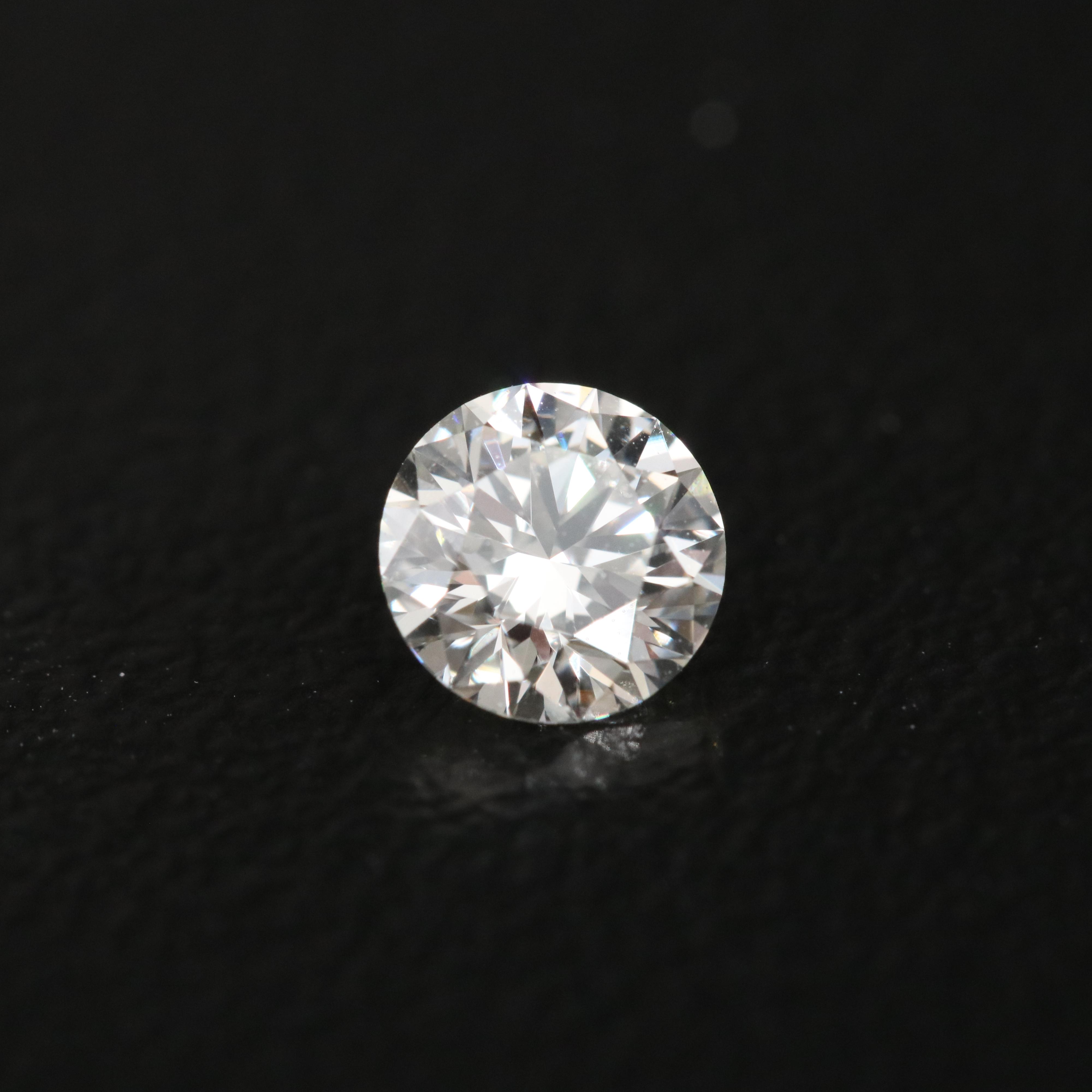 18K 0.18 CTW Diamond Semi Mount and Loose 0.35 CT Center Diamond and GIA eReport