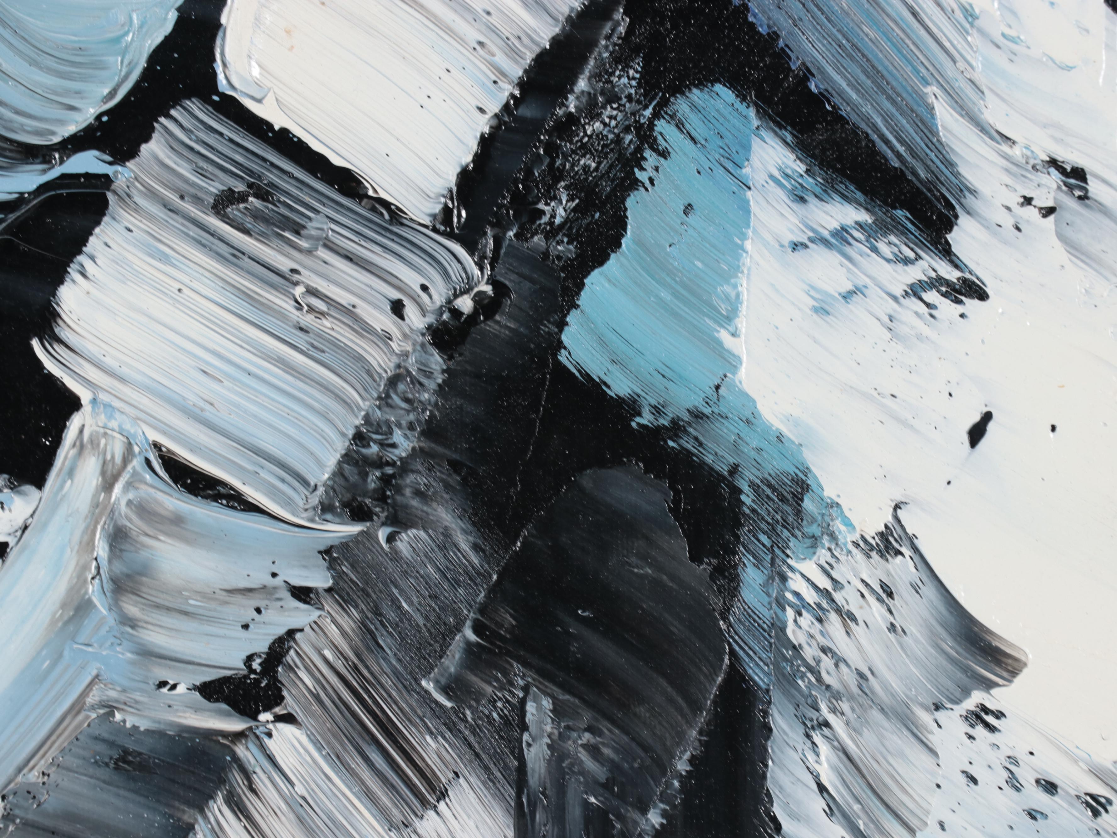 Bing Abstract Expressionist Style Oil Painting, 21st Century