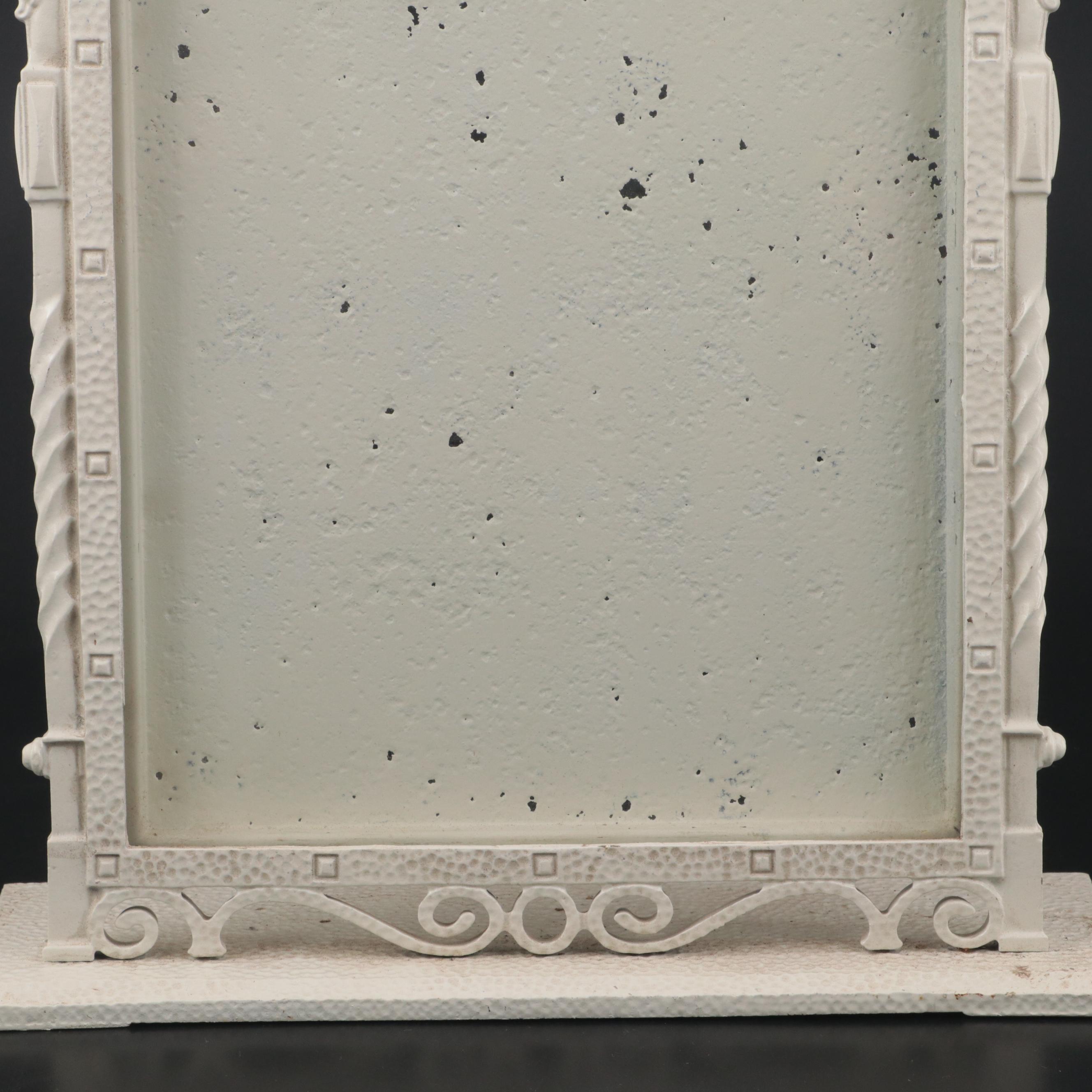 Moe Brothers Mfg. Filigree Hammered Painted Cast Iron Display Stand